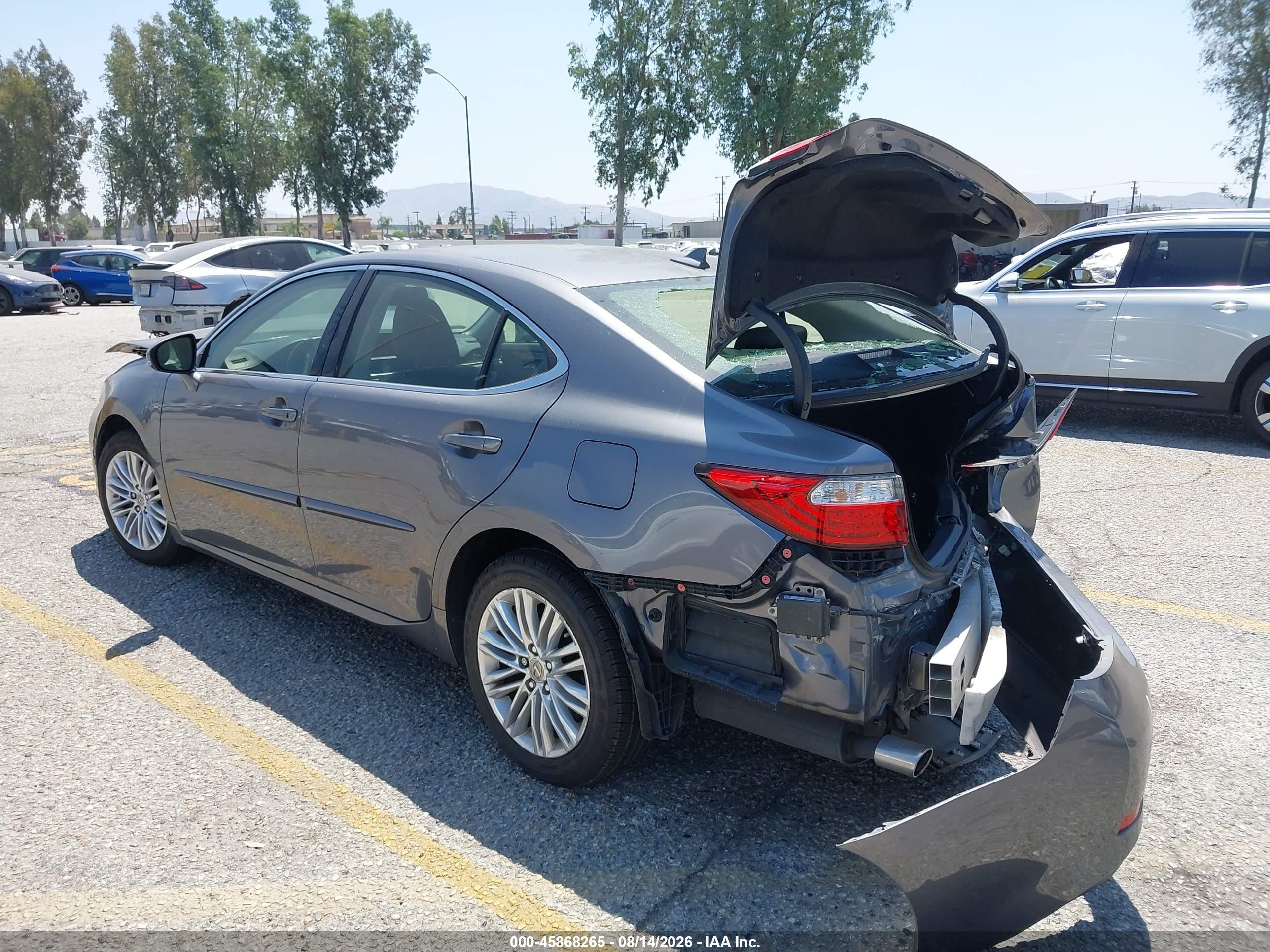 2013 Lexus Es 350 Gray vin: JTHBK1GG6D2047926