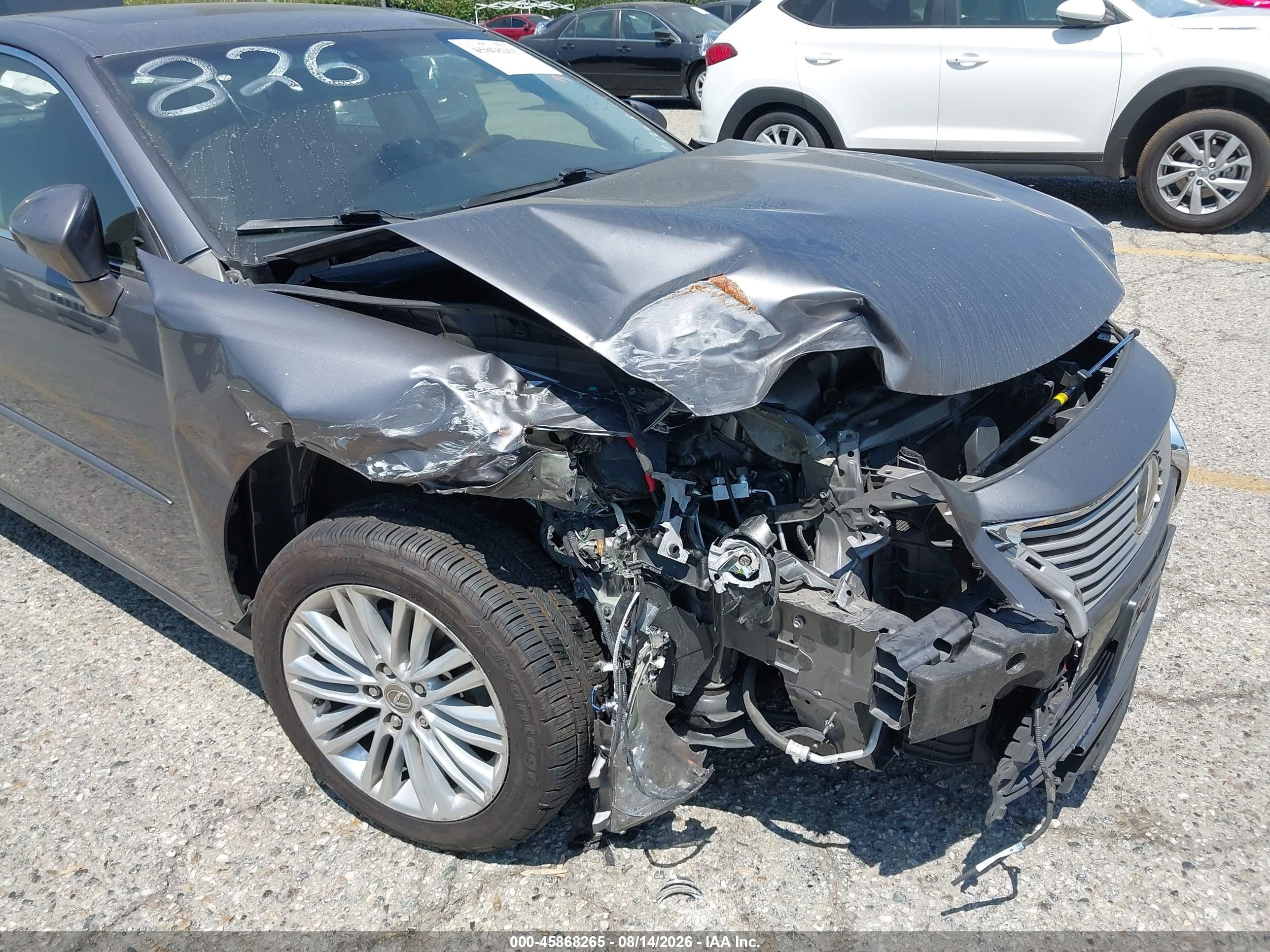 2013 Lexus Es 350 Gray vin: JTHBK1GG6D2047926