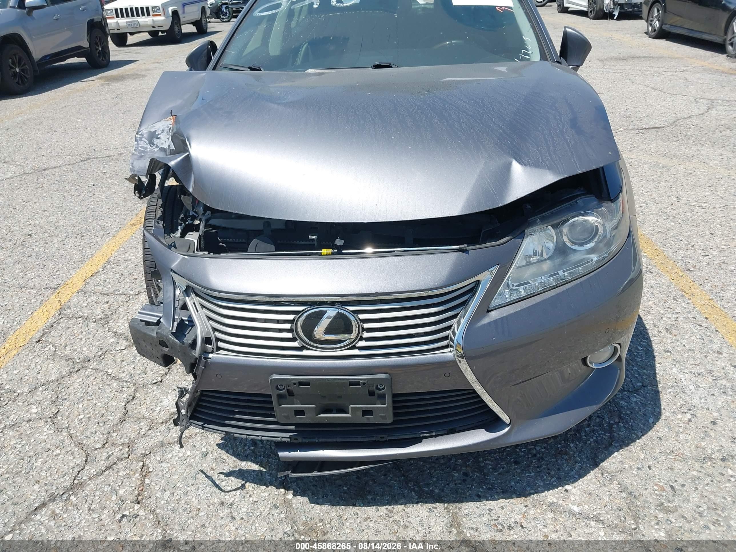 2013 Lexus Es 350 Gray vin: JTHBK1GG6D2047926