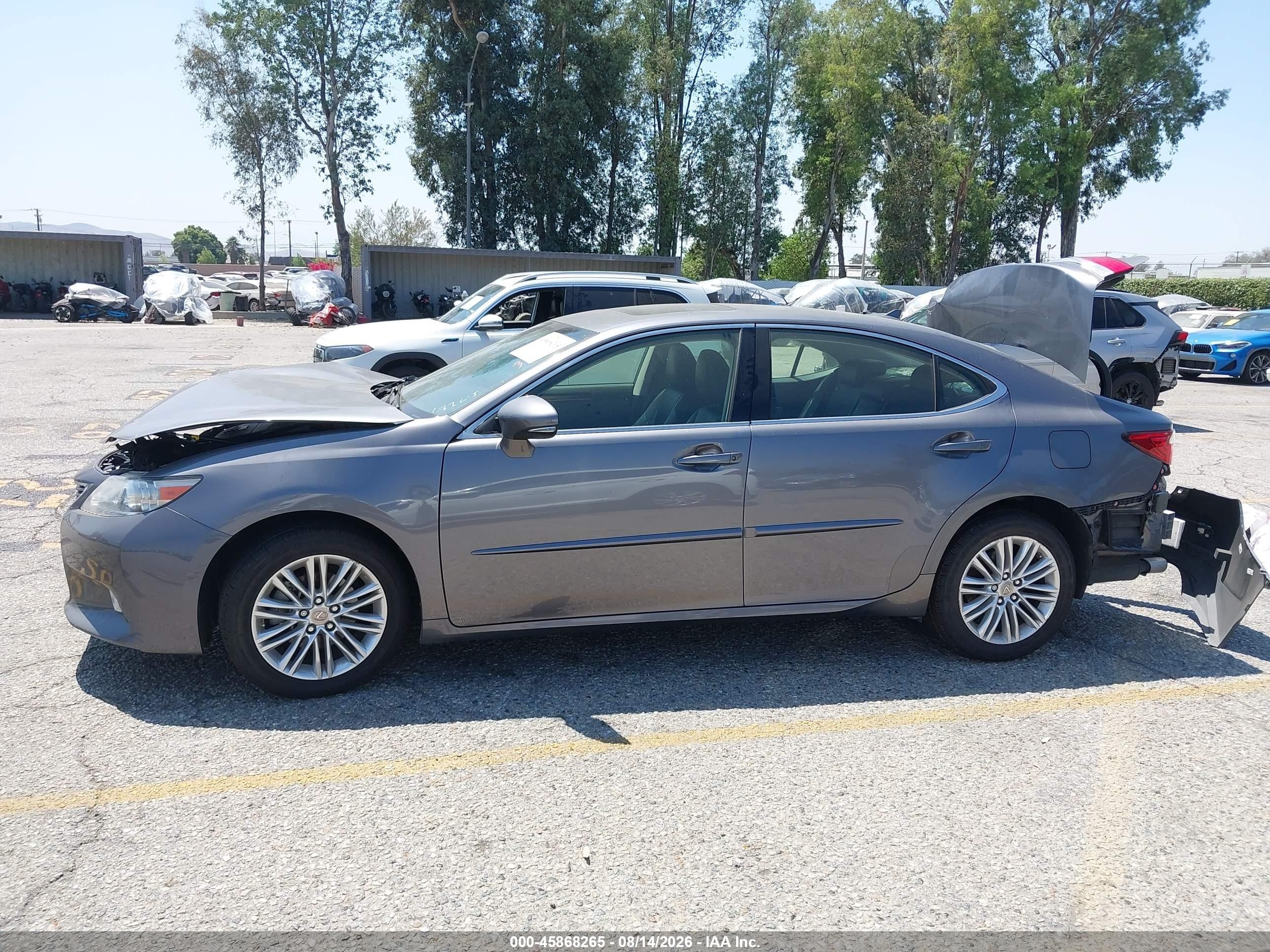 2013 Lexus Es 350 Gray vin: JTHBK1GG6D2047926