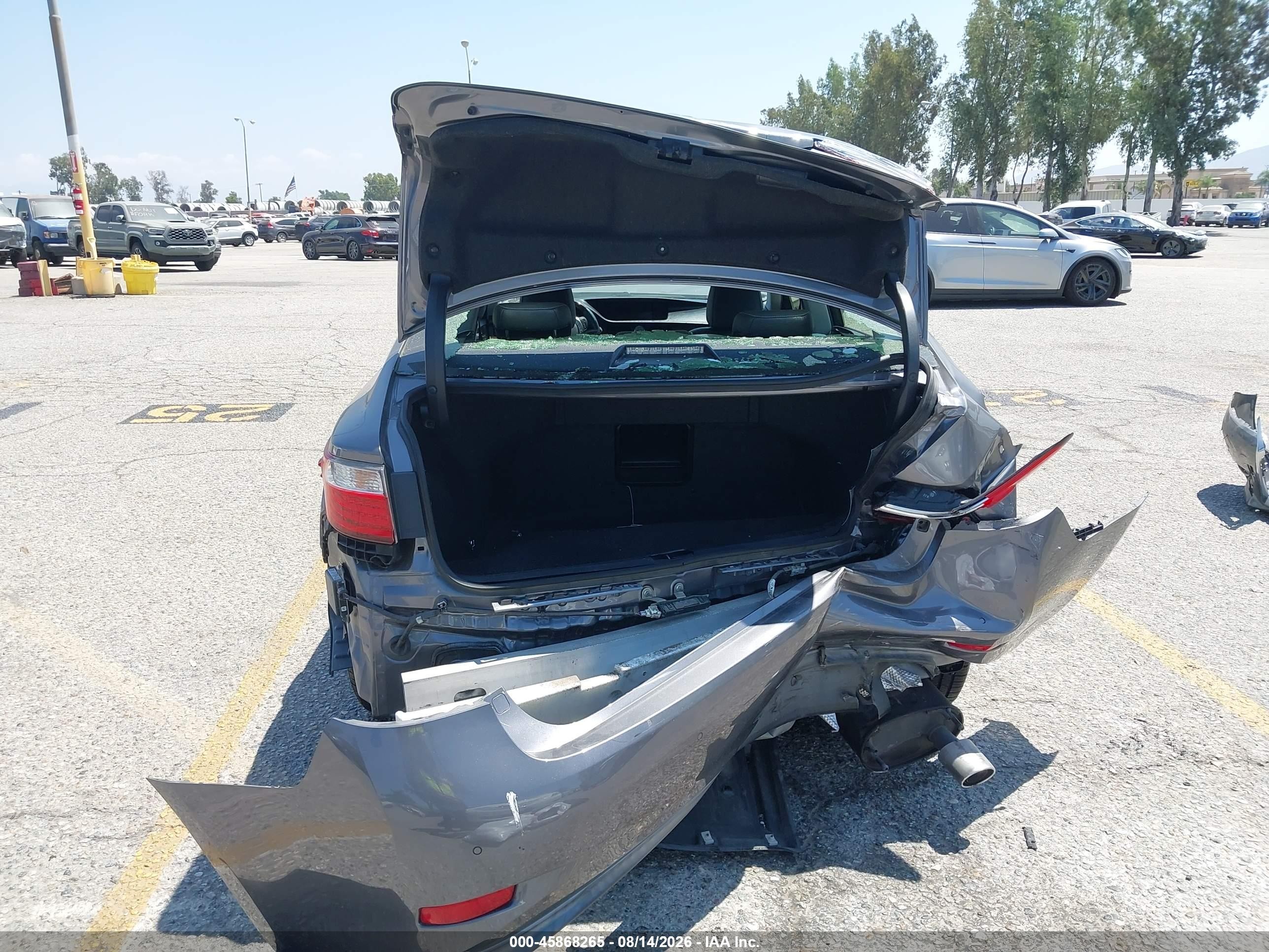 2013 Lexus Es 350 Gray vin: JTHBK1GG6D2047926