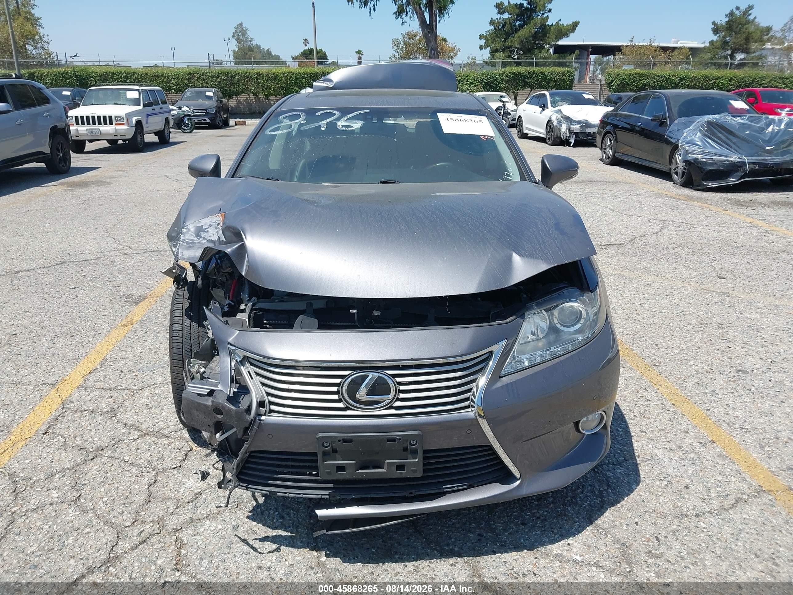 2013 Lexus Es 350 Gray vin: JTHBK1GG6D2047926