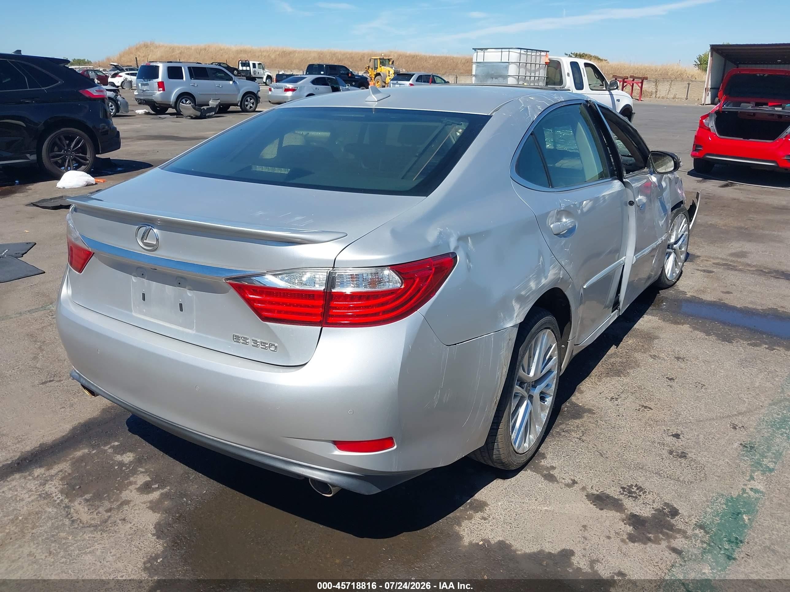 2013 Lexus Es 350   Silver vin: JTHBK1GG6D2054360