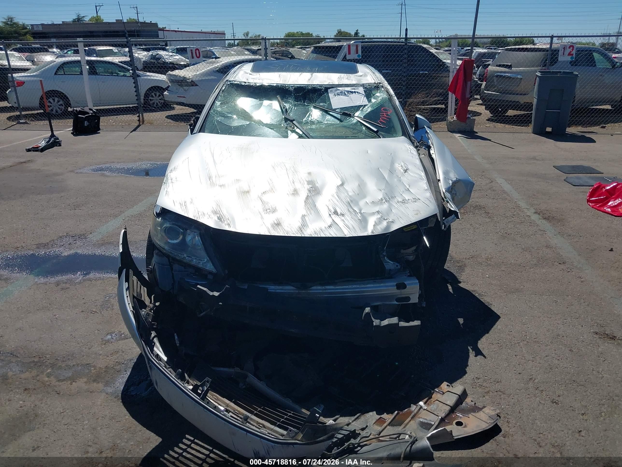2013 Lexus Es 350   Silver vin: JTHBK1GG6D2054360