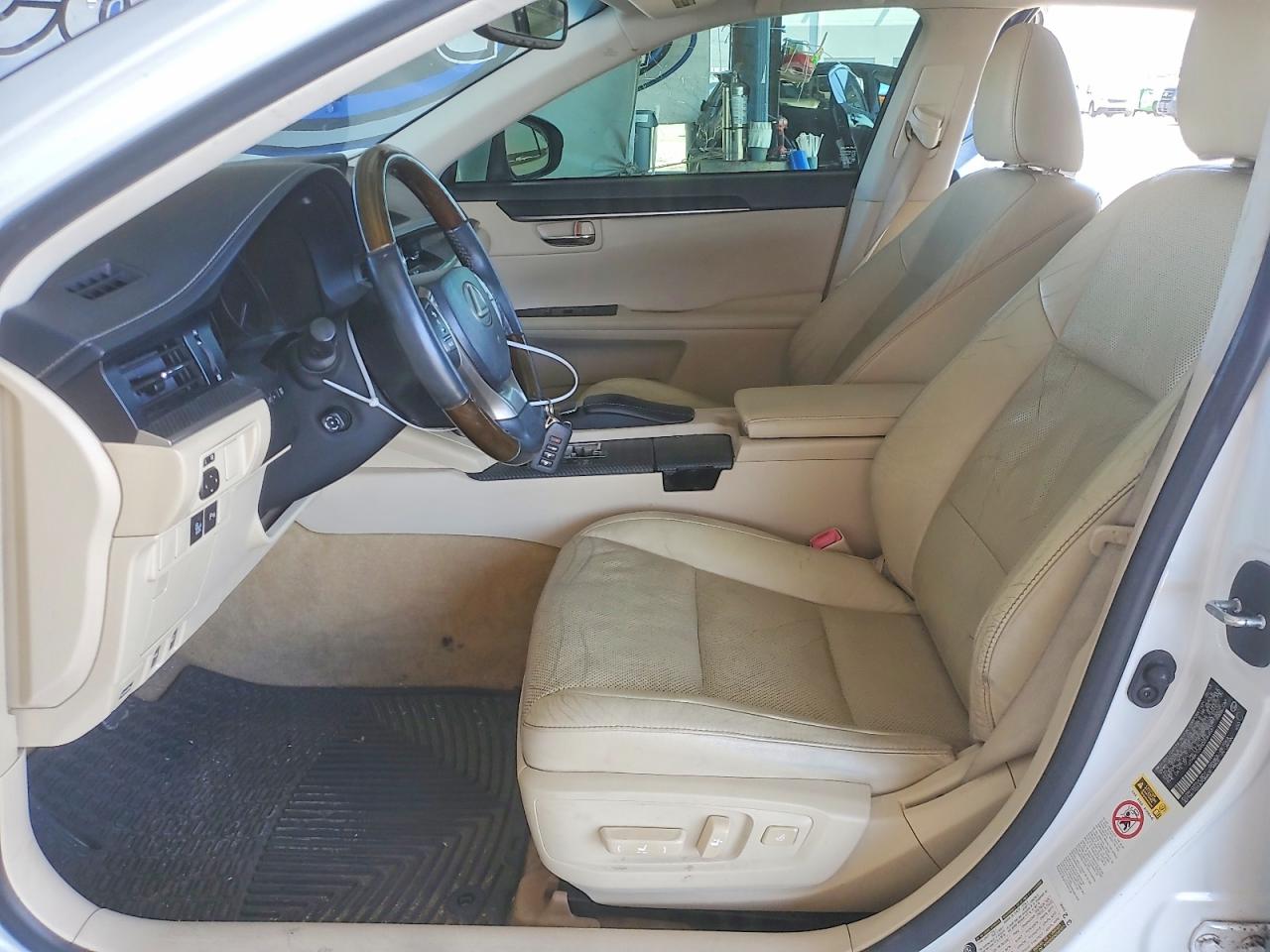 2013 Lexus Es 350 White vin: JTHBK1GG6D2064581