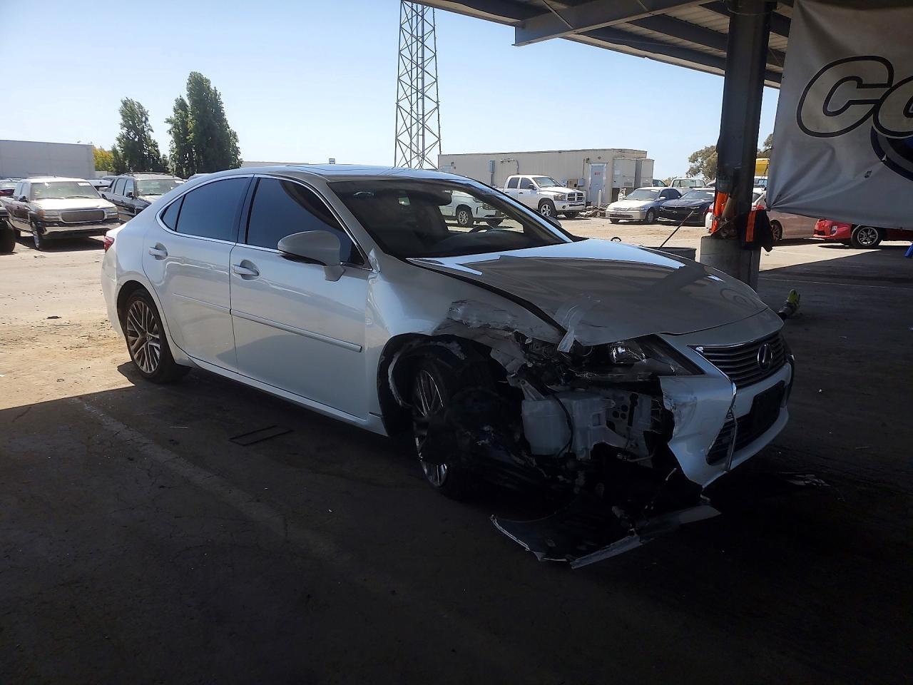 2013 Lexus Es 350 White vin: JTHBK1GG6D2064581