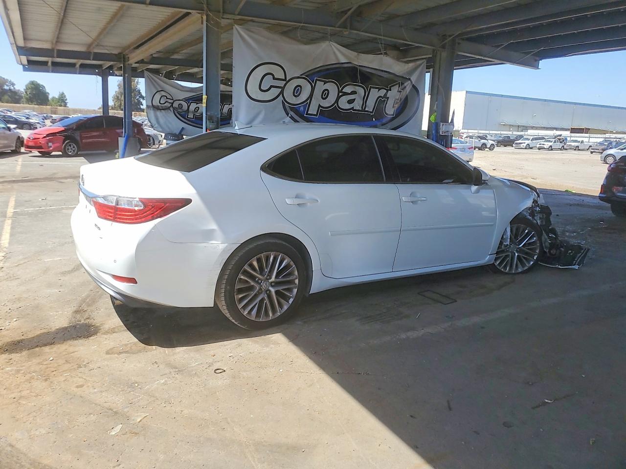 2013 Lexus Es 350 White vin: JTHBK1GG6D2064581