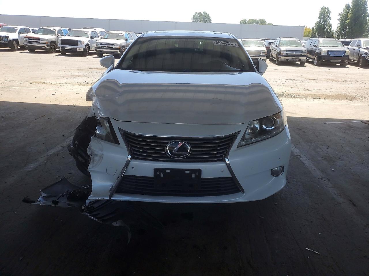 2013 Lexus Es 350 White vin: JTHBK1GG6D2064581