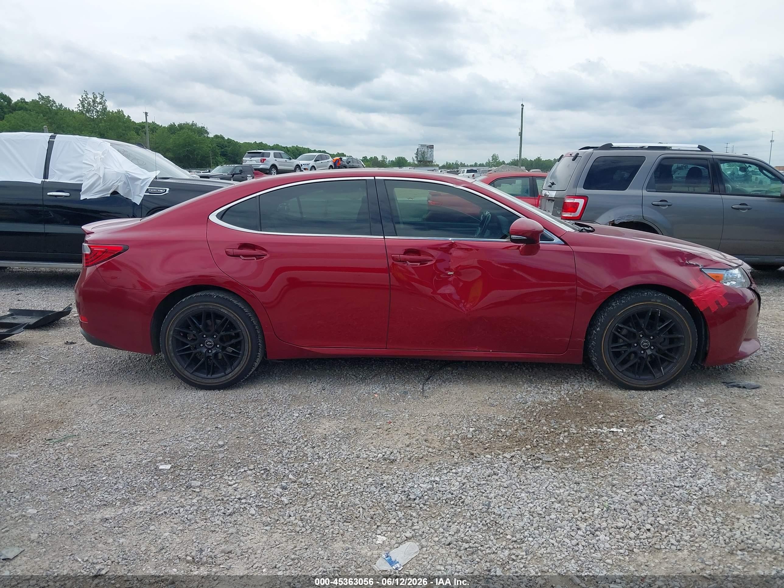2013 Lexus Es 350   Red vin: JTHBK1GG6D2073796