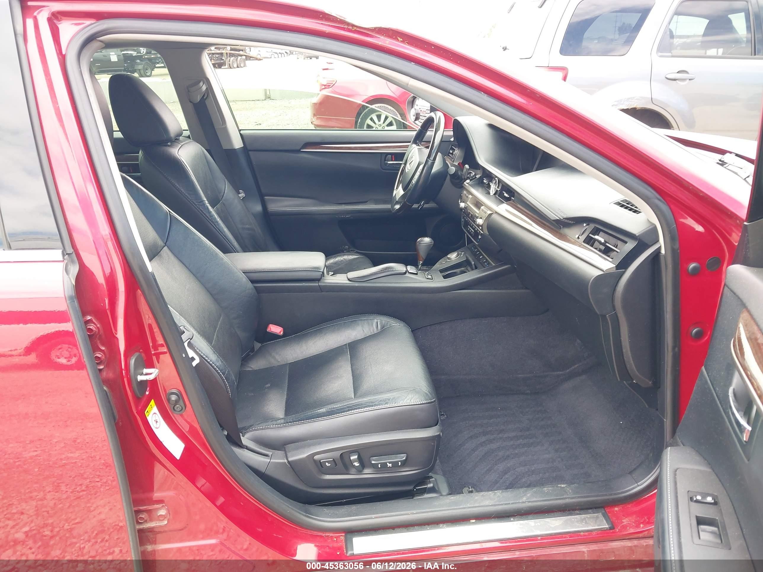 2013 Lexus Es 350   Red vin: JTHBK1GG6D2073796
