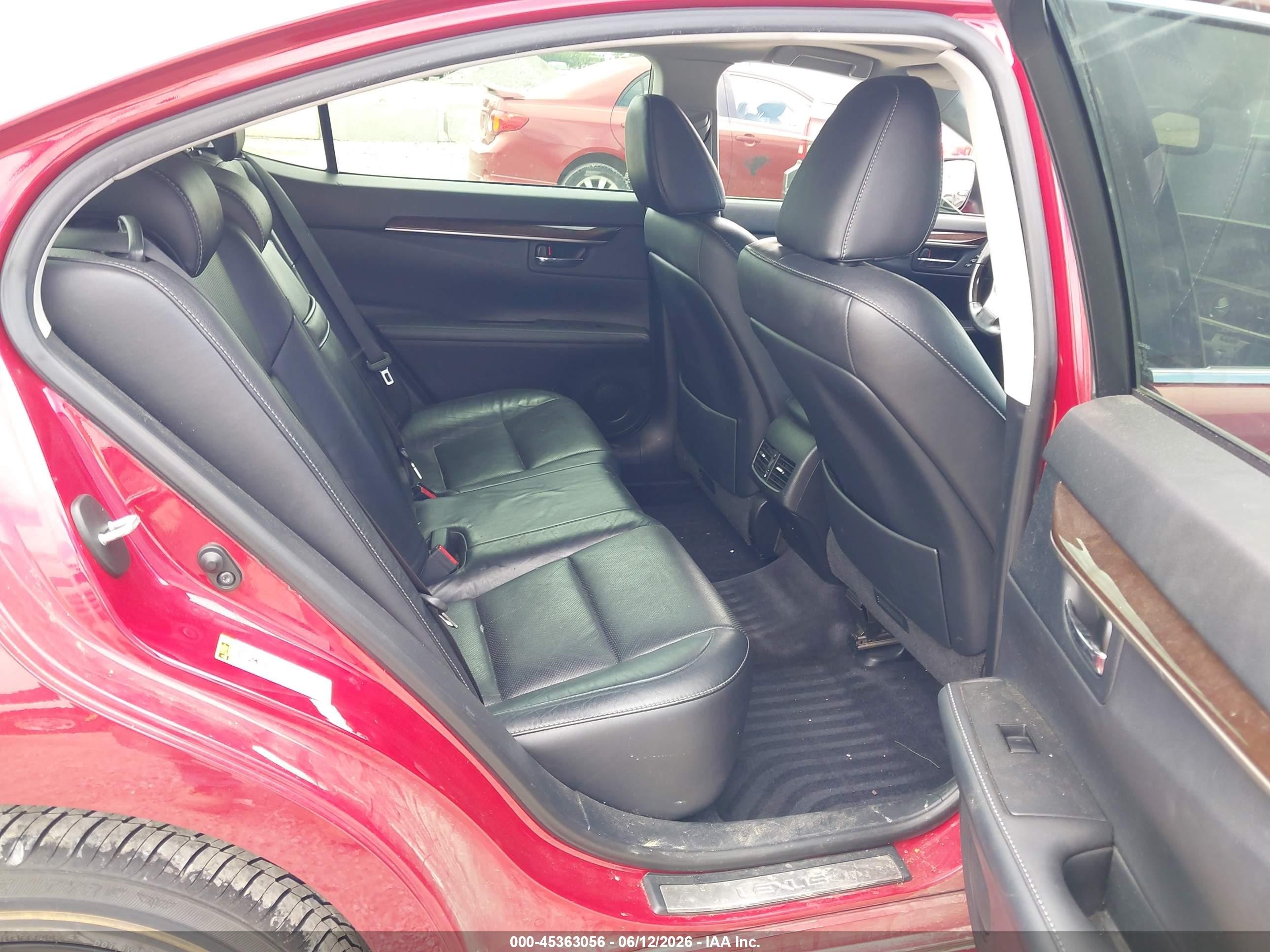 2013 Lexus Es 350   Red vin: JTHBK1GG6D2073796