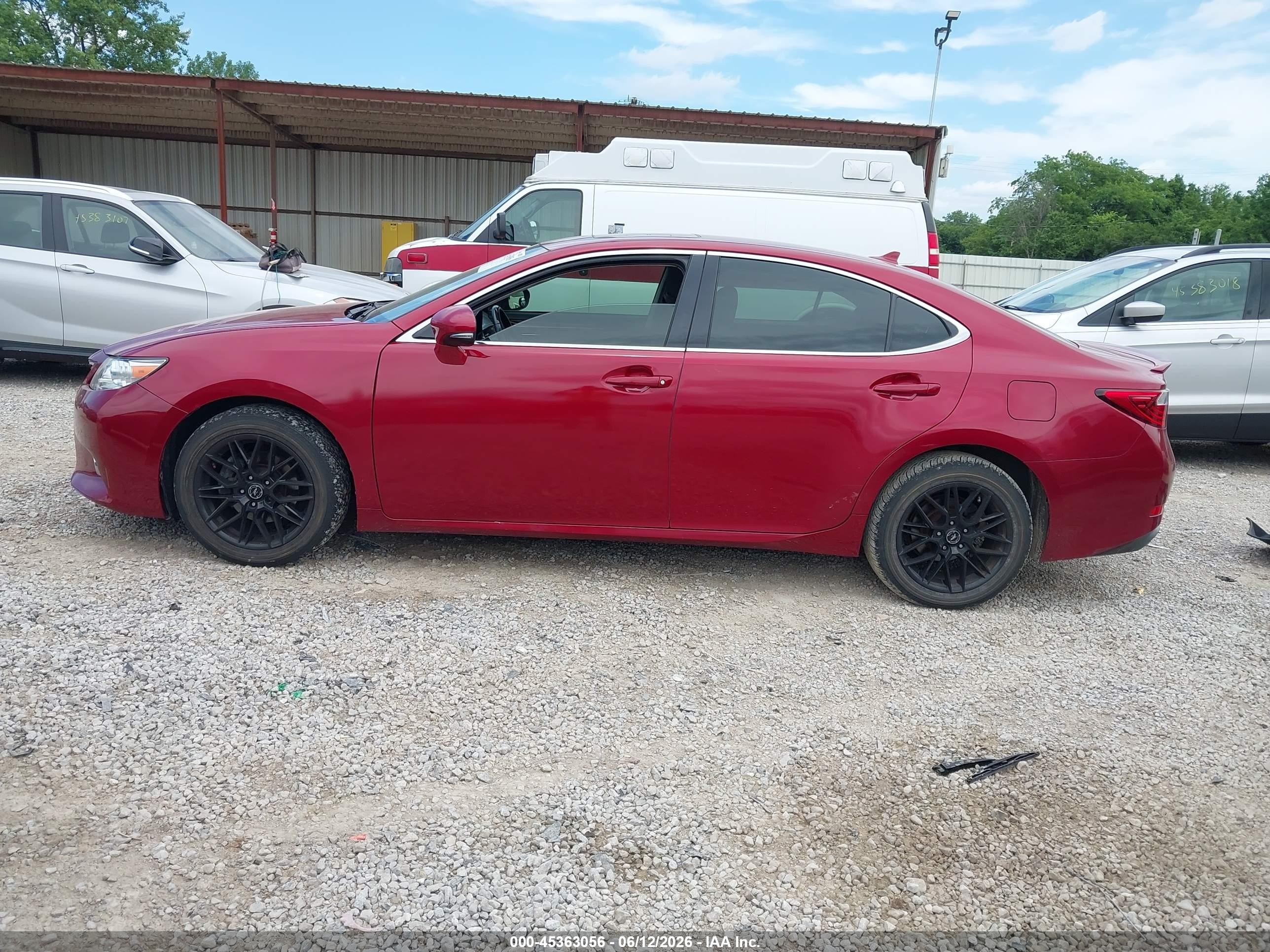 2013 Lexus Es 350   Red vin: JTHBK1GG6D2073796