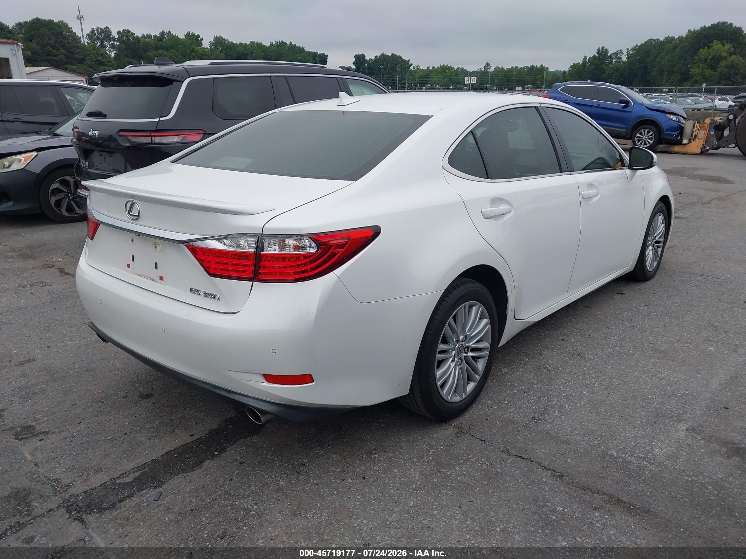 2014 Lexus Es 350   Белый vin: JTHBK1GG6E2086646