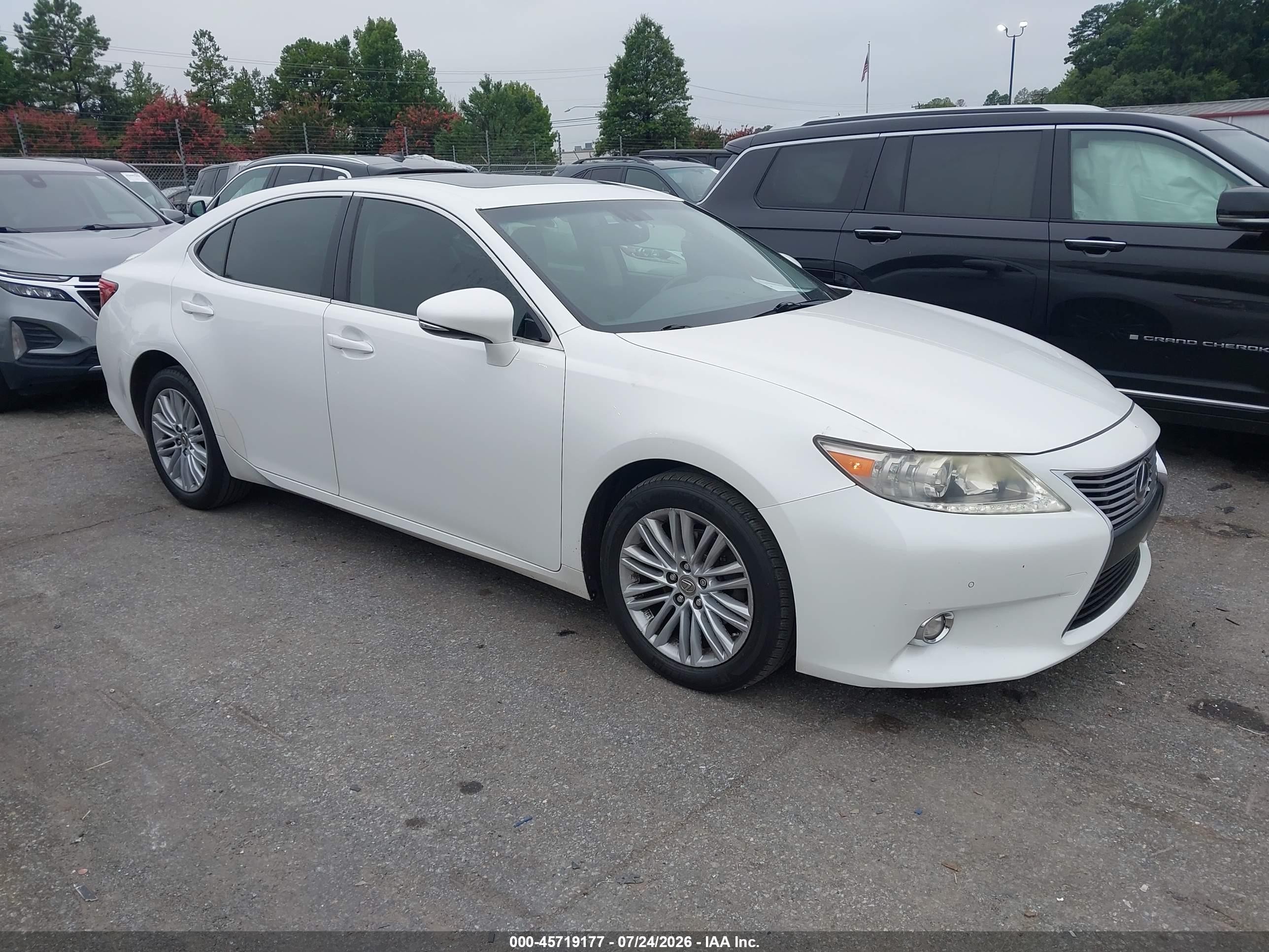 2014 Lexus Es 350   Белый vin: JTHBK1GG6E2086646