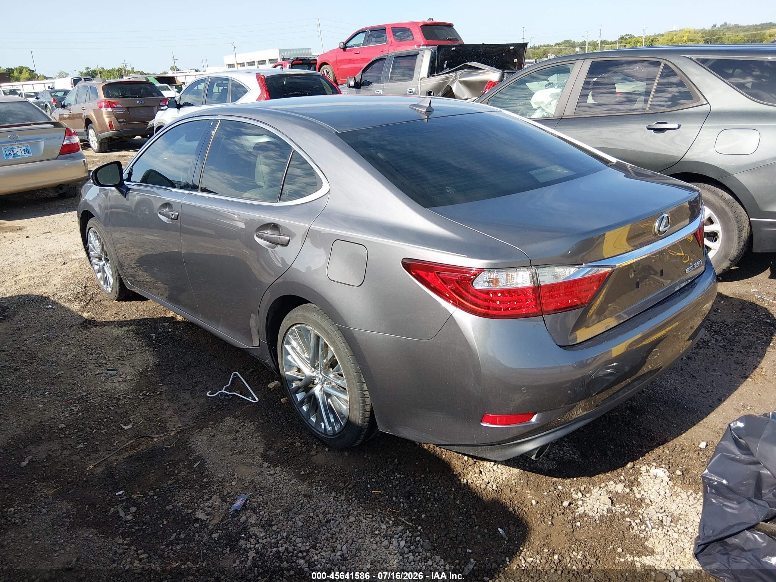 2014 Lexus Es 350   Gray vin: JTHBK1GG6E2096383
