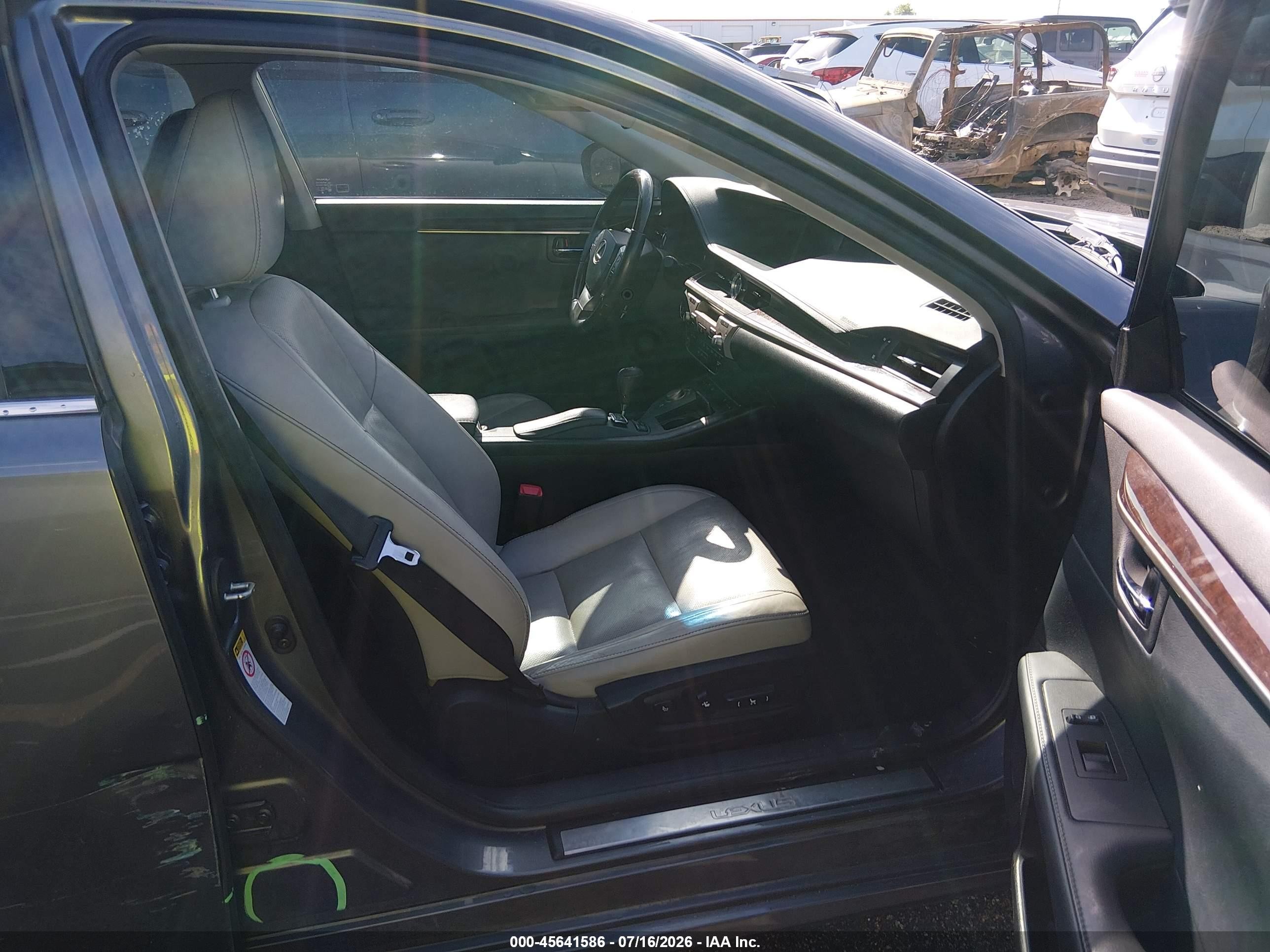 2014 Lexus Es 350   Gray vin: JTHBK1GG6E2096383