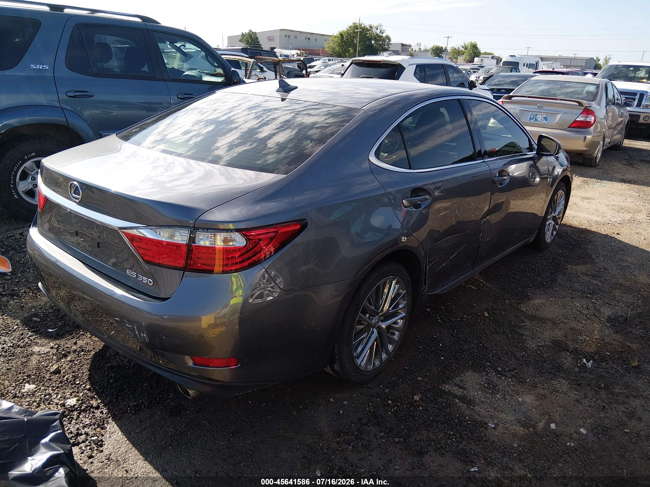 2014 Lexus Es 350   Gray vin: JTHBK1GG6E2096383