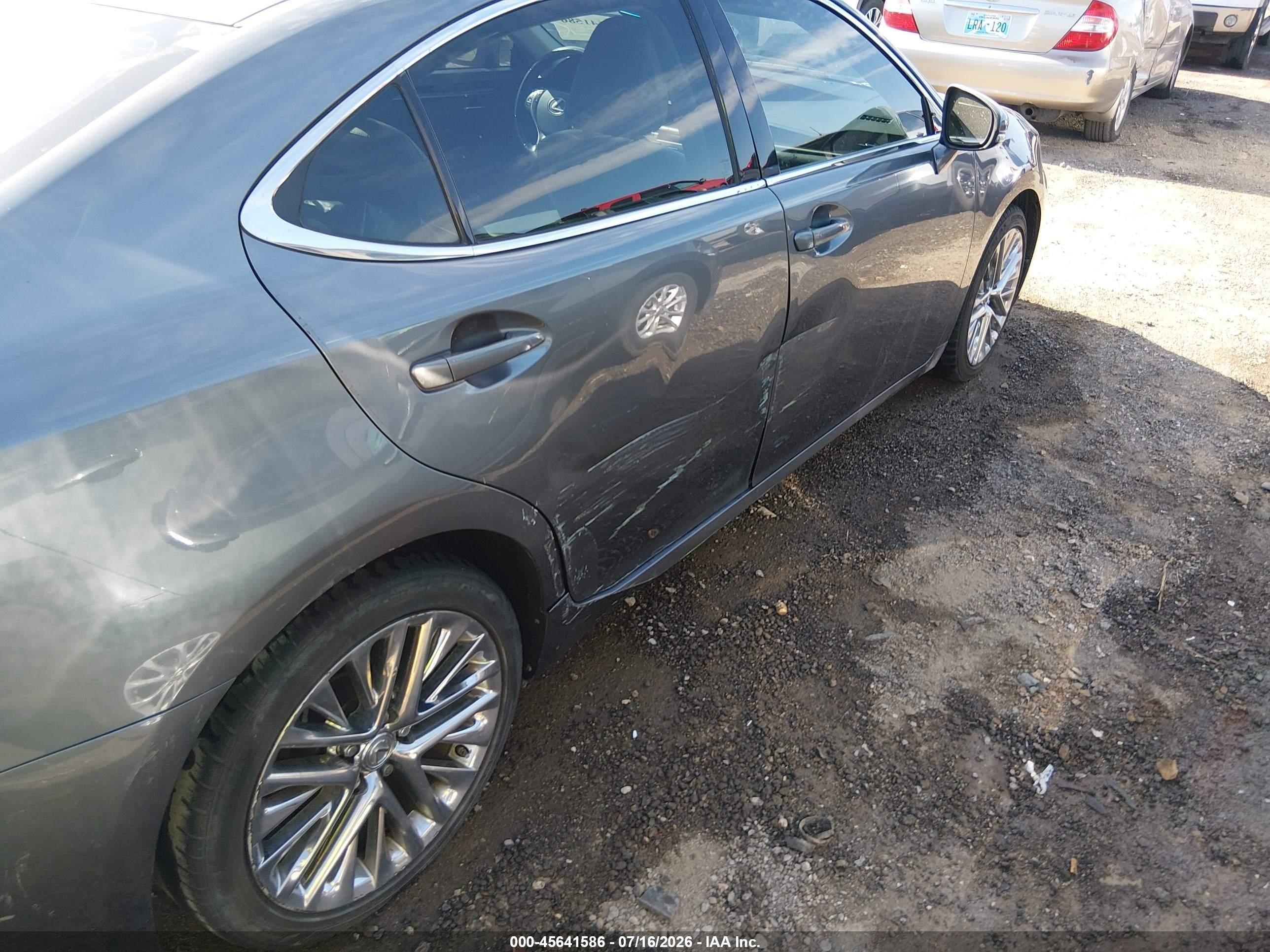 2014 Lexus Es 350   Gray vin: JTHBK1GG6E2096383