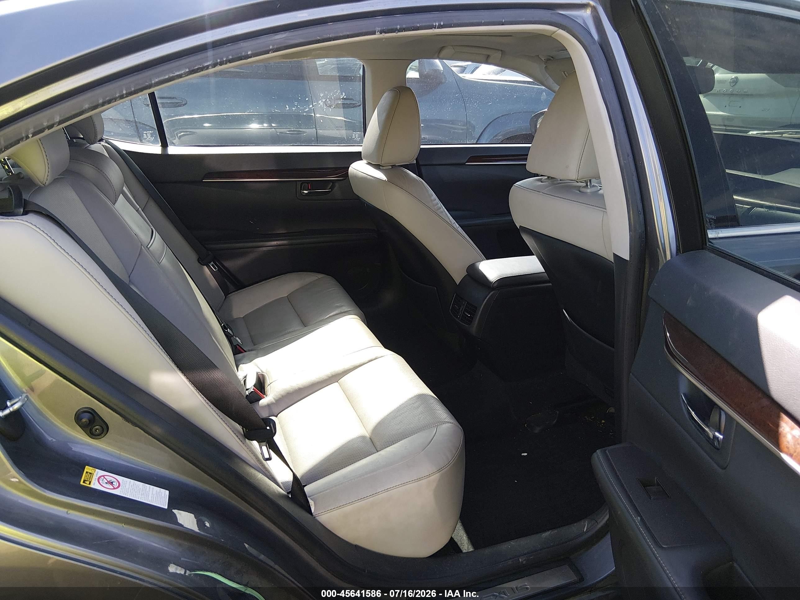 2014 Lexus Es 350   Gray vin: JTHBK1GG6E2096383