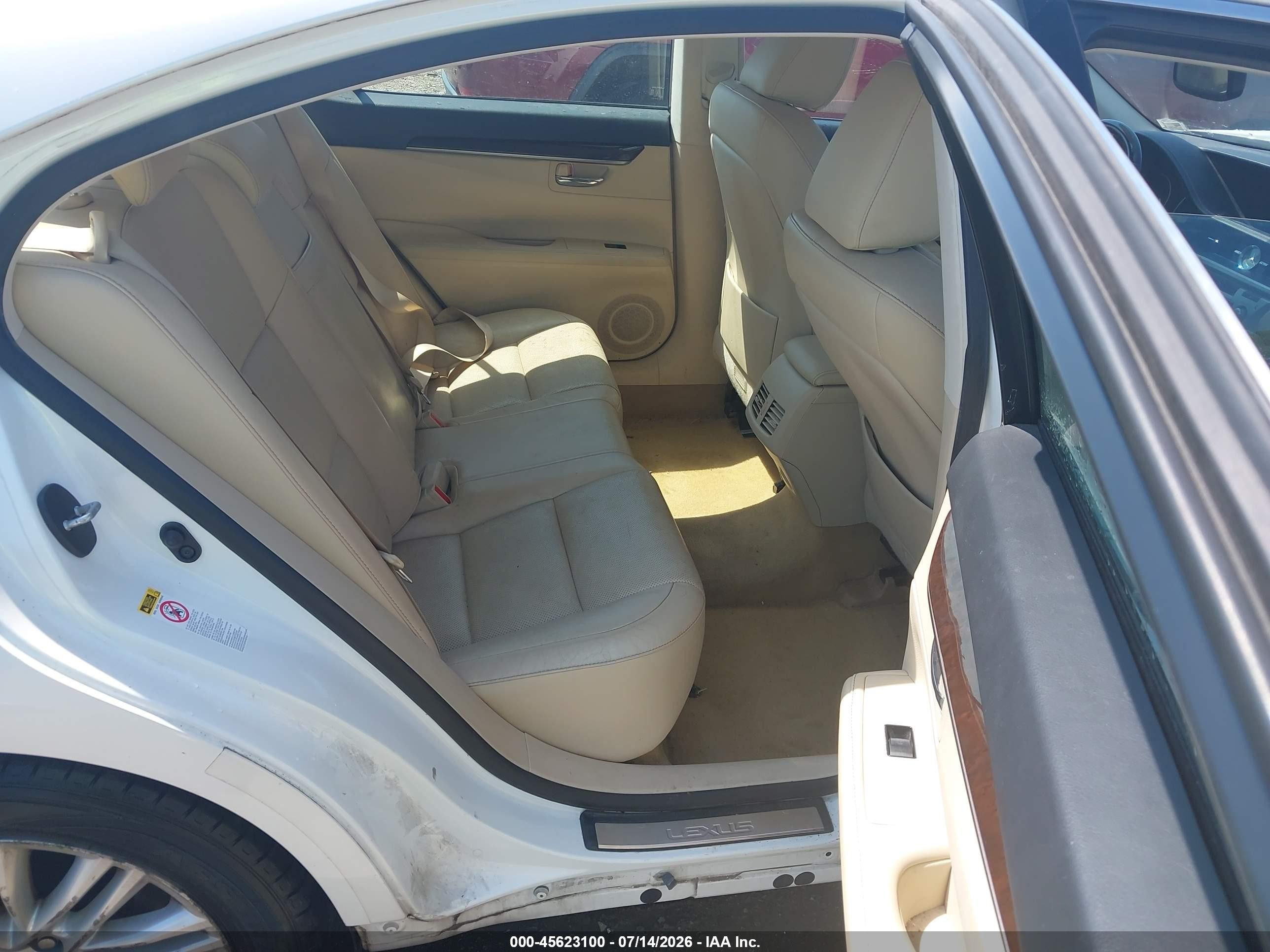 2014 Lexus Es 350   Белый vin: JTHBK1GG6E2101453