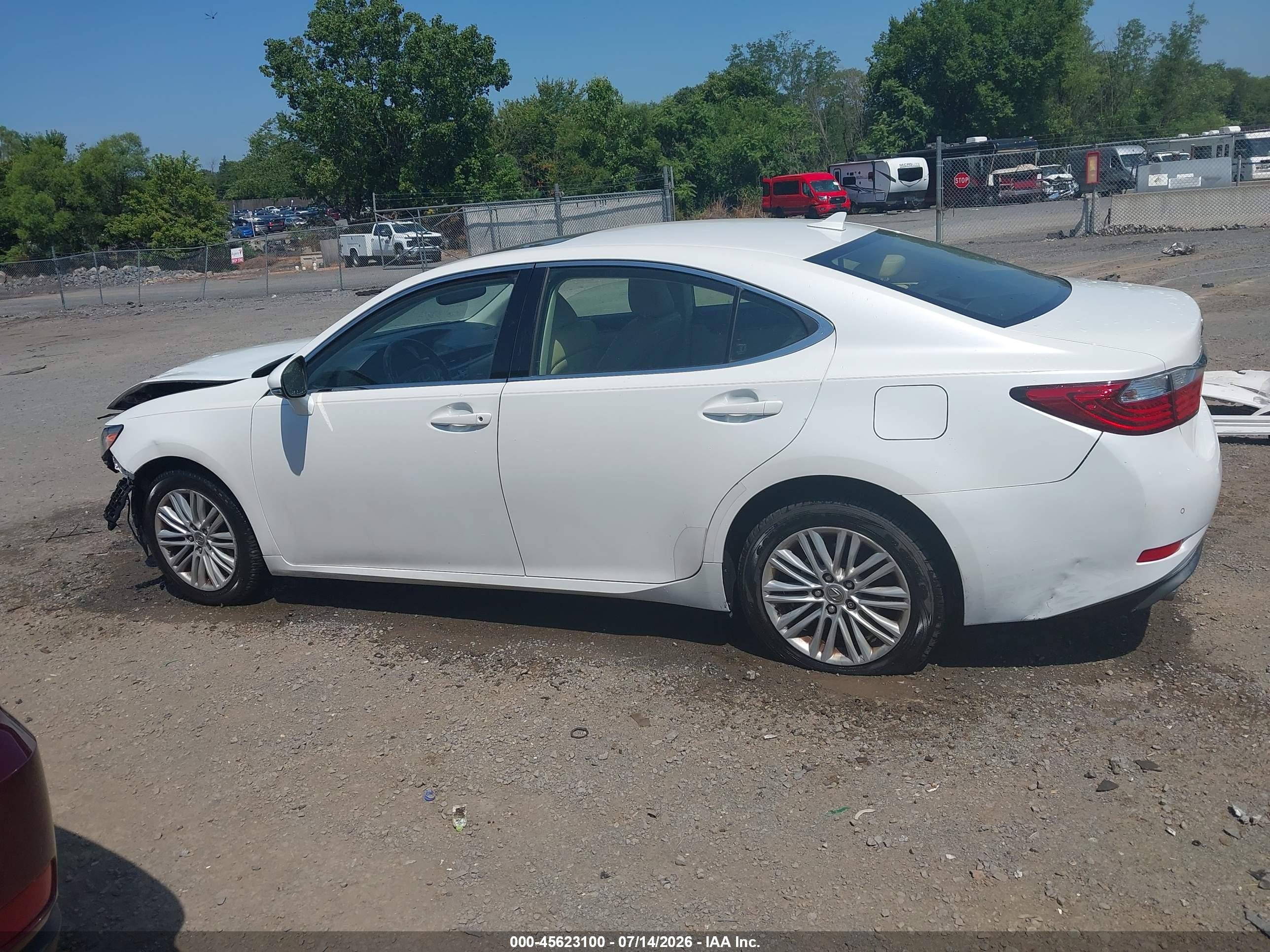 2014 Lexus Es 350   Белый vin: JTHBK1GG6E2101453