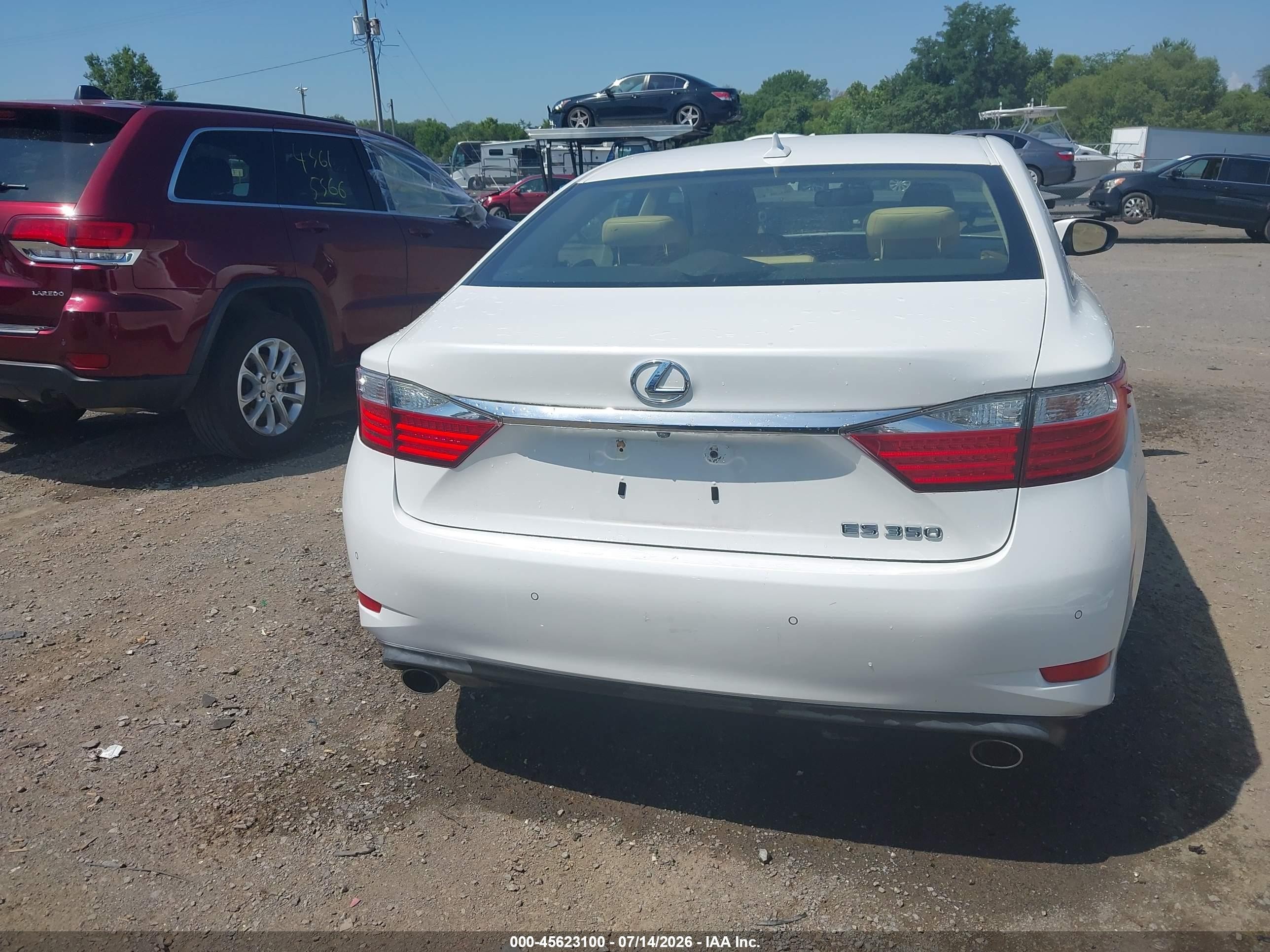 2014 Lexus Es 350   Белый vin: JTHBK1GG6E2101453
