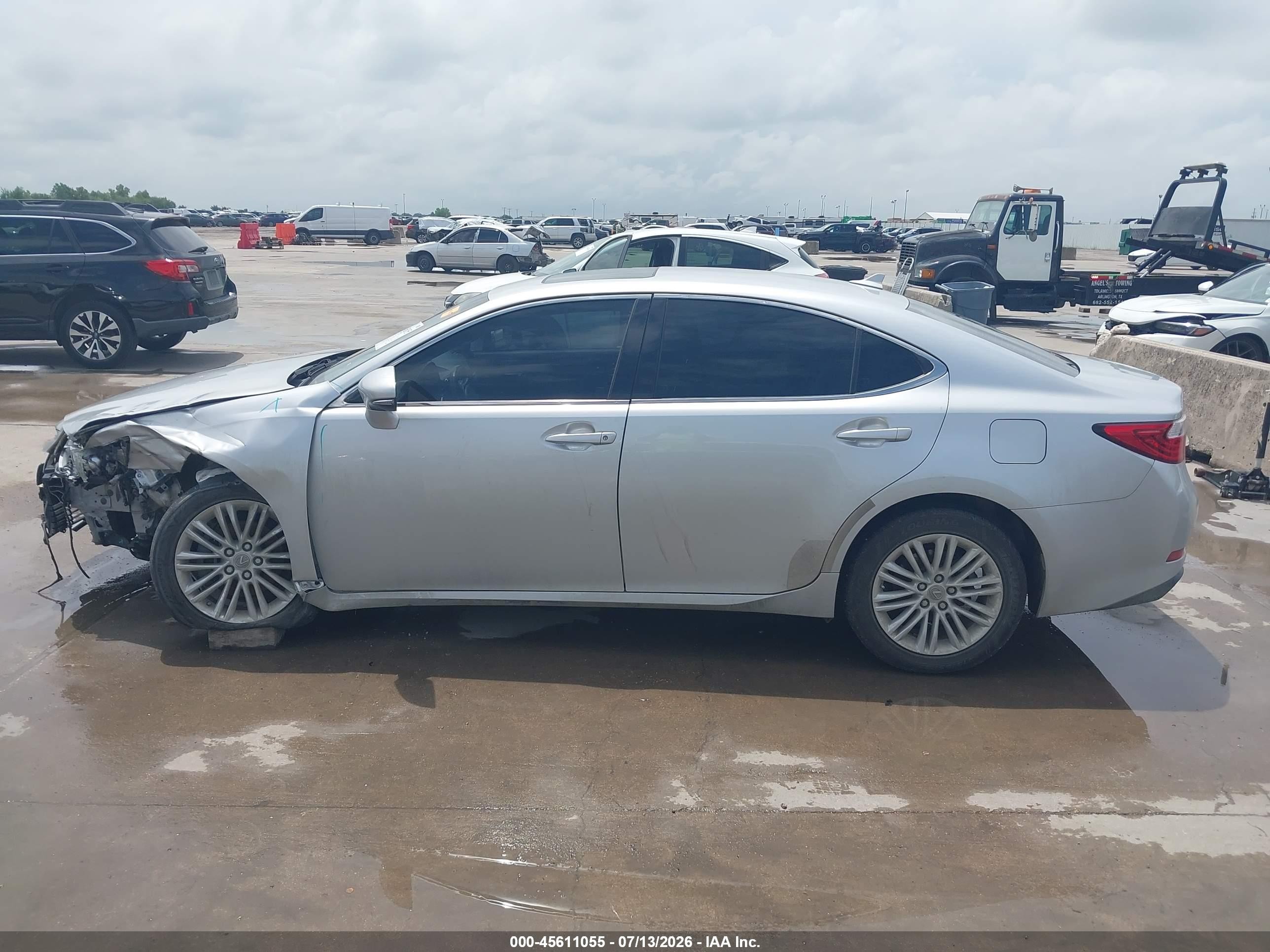 2014 Lexus Es 350   Серебряный vin: JTHBK1GG6E2103381