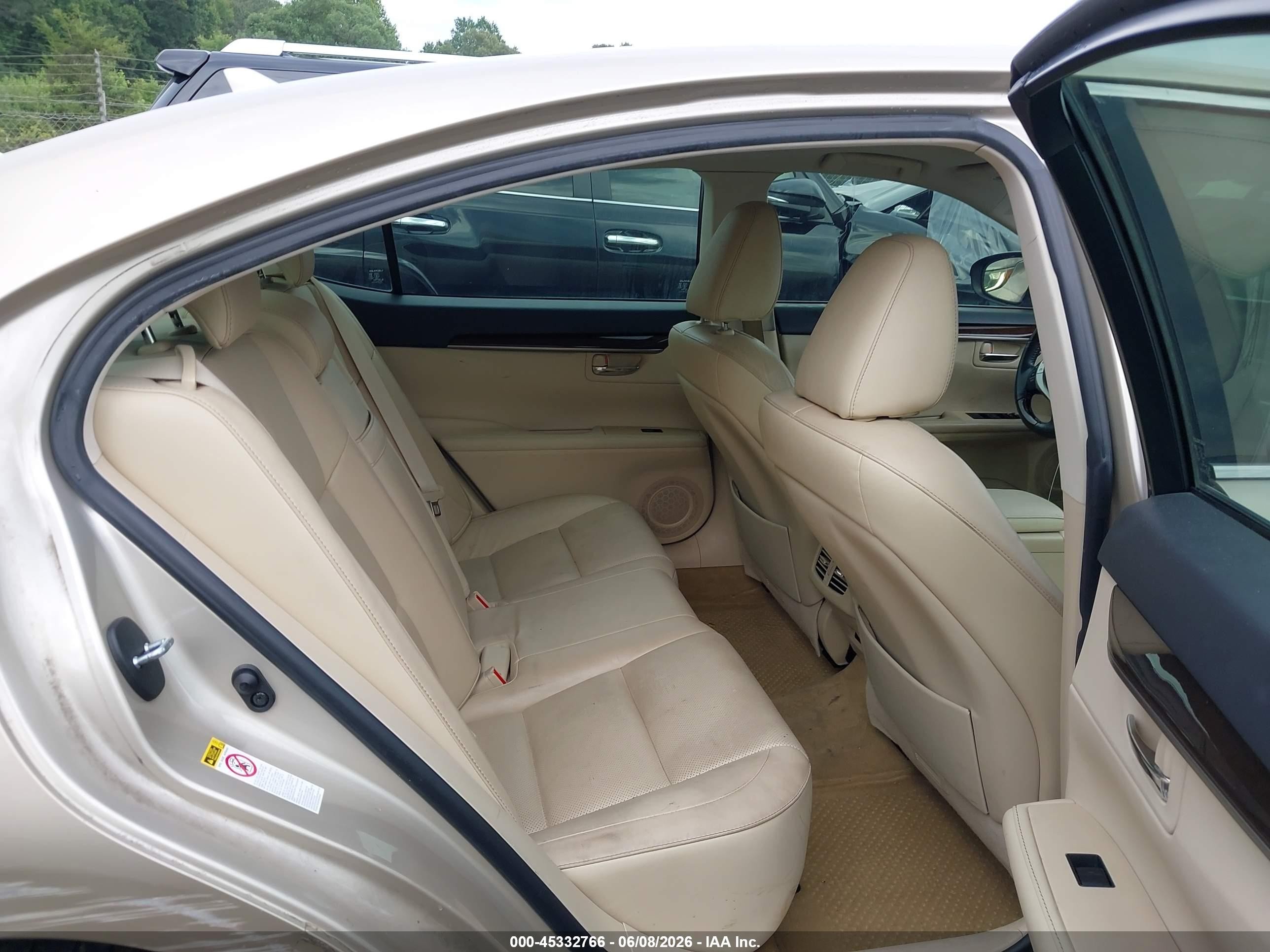 2014 Lexus Es 350   Black vin: JTHBK1GG6E2121637