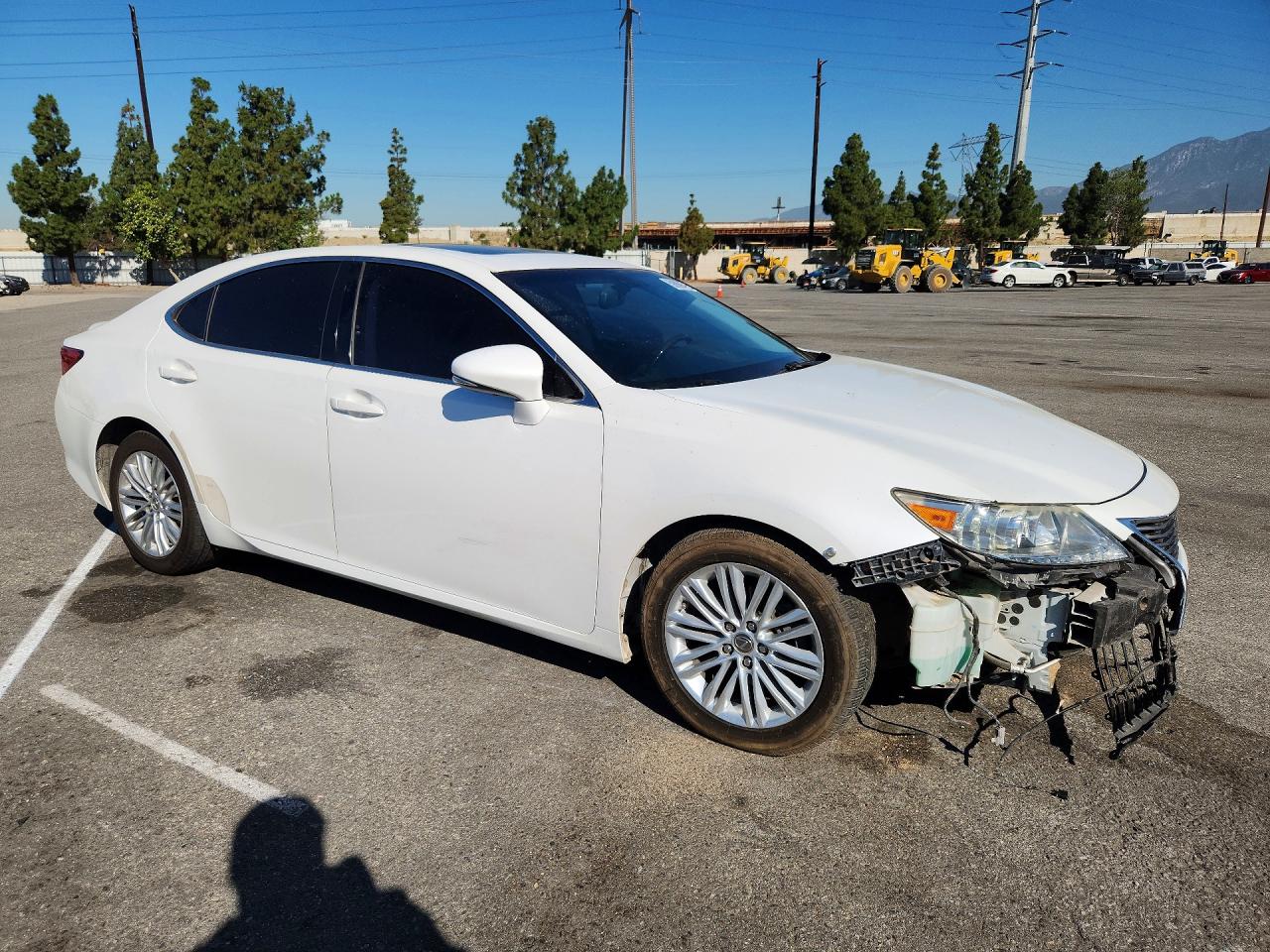 2014 Lexus Es 350 Белый vin: JTHBK1GG6E2125171