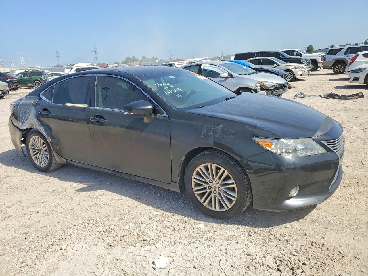 2014 Lexus Es 350 Black vin: JTHBK1GG6E2136266