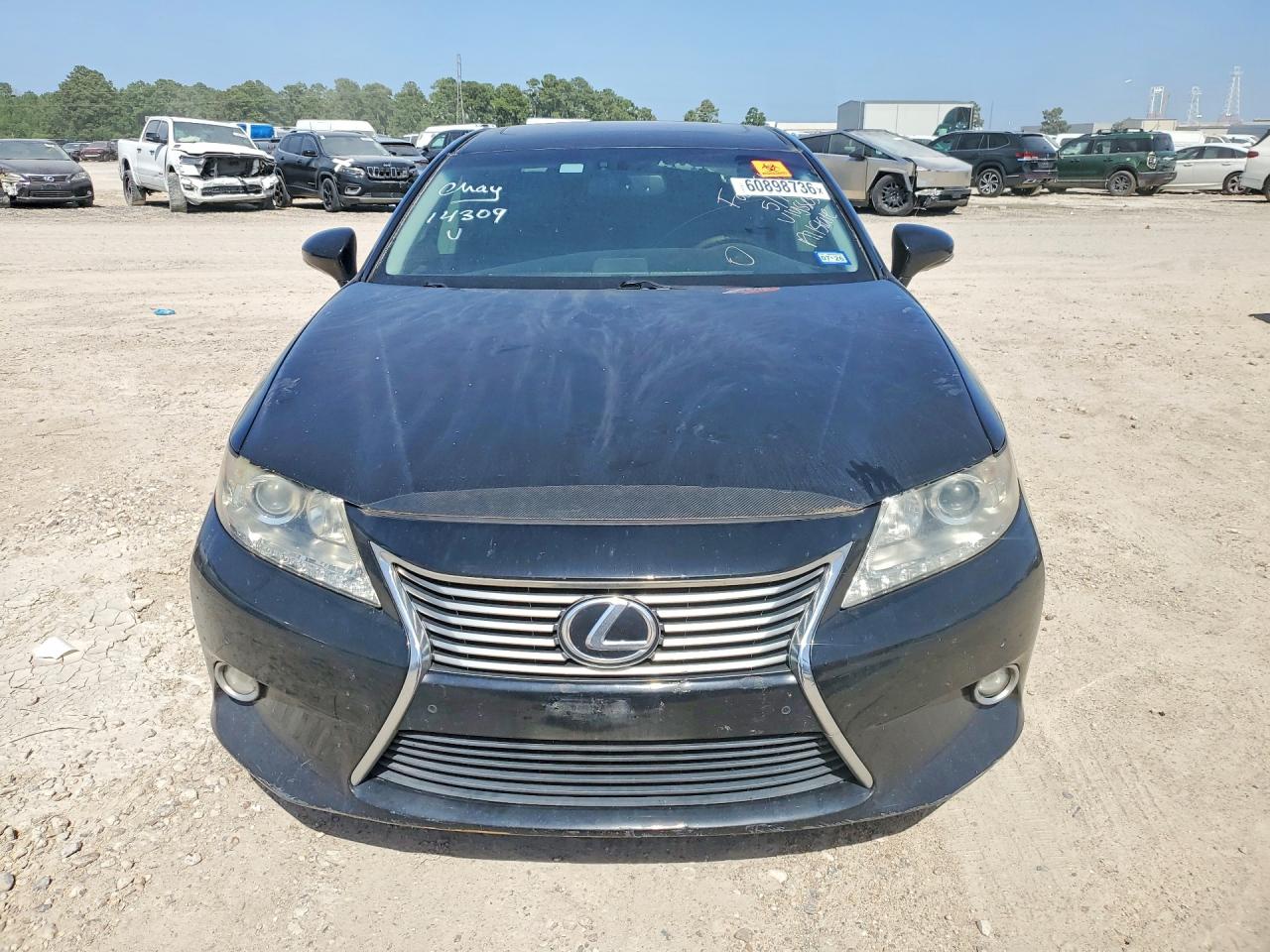 2014 Lexus Es 350 Black vin: JTHBK1GG6E2136266