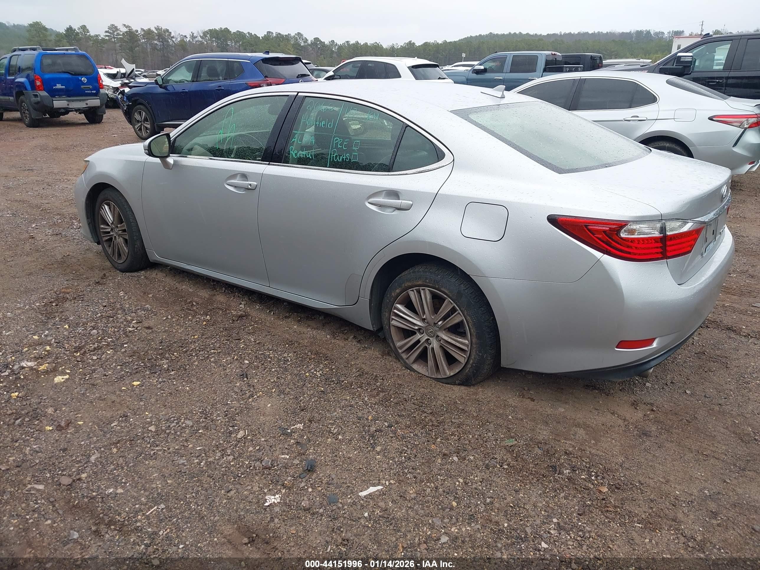 2014 Lexus Es 350   Silver vin: JTHBK1GG6E2139779