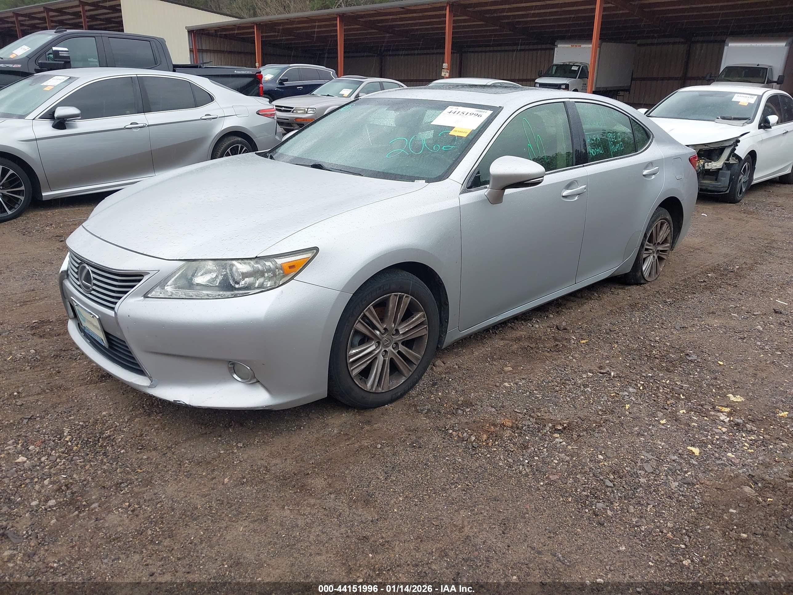 2014 Lexus Es 350   Silver vin: JTHBK1GG6E2139779