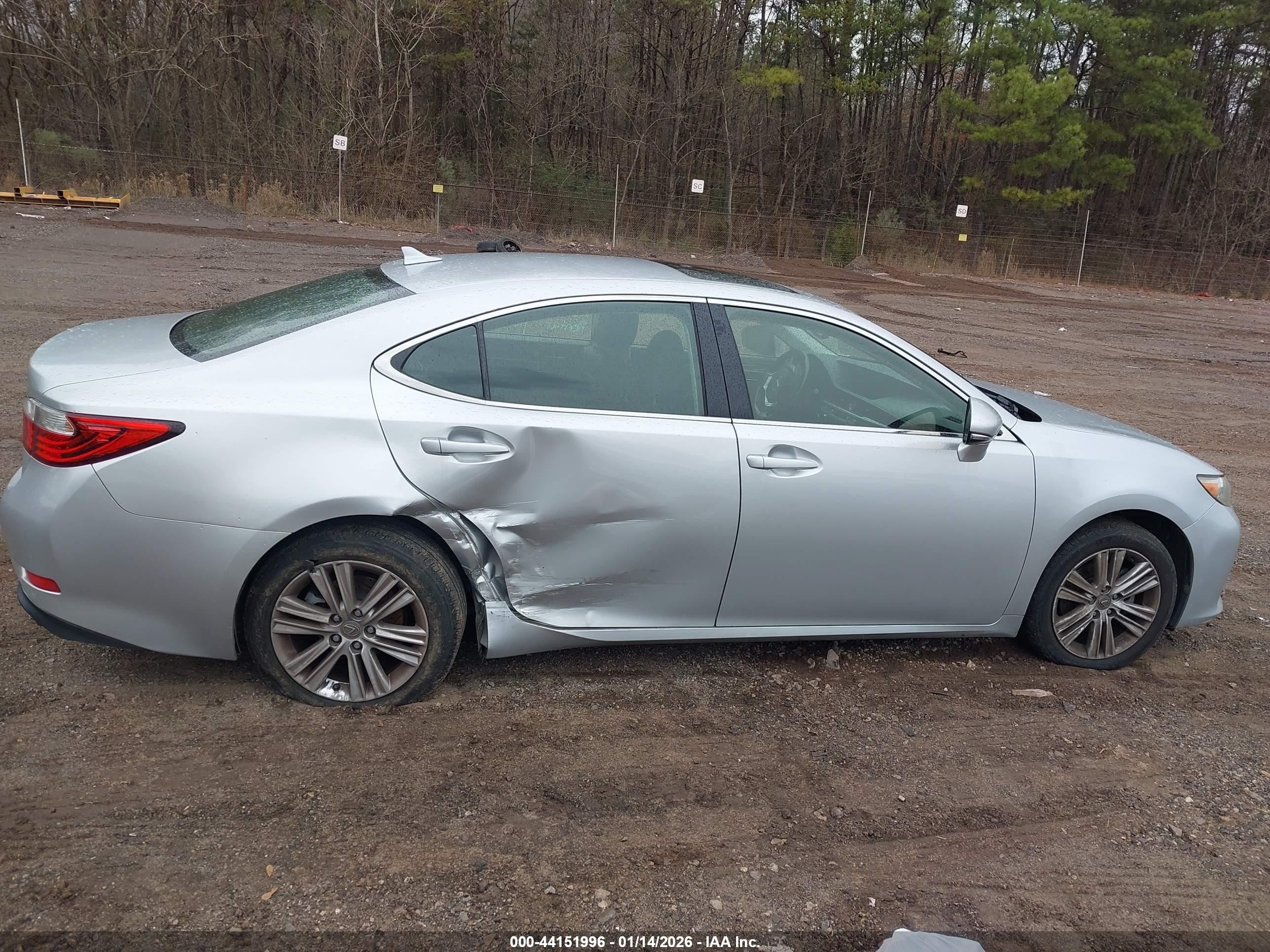 2014 Lexus Es 350   Silver vin: JTHBK1GG6E2139779