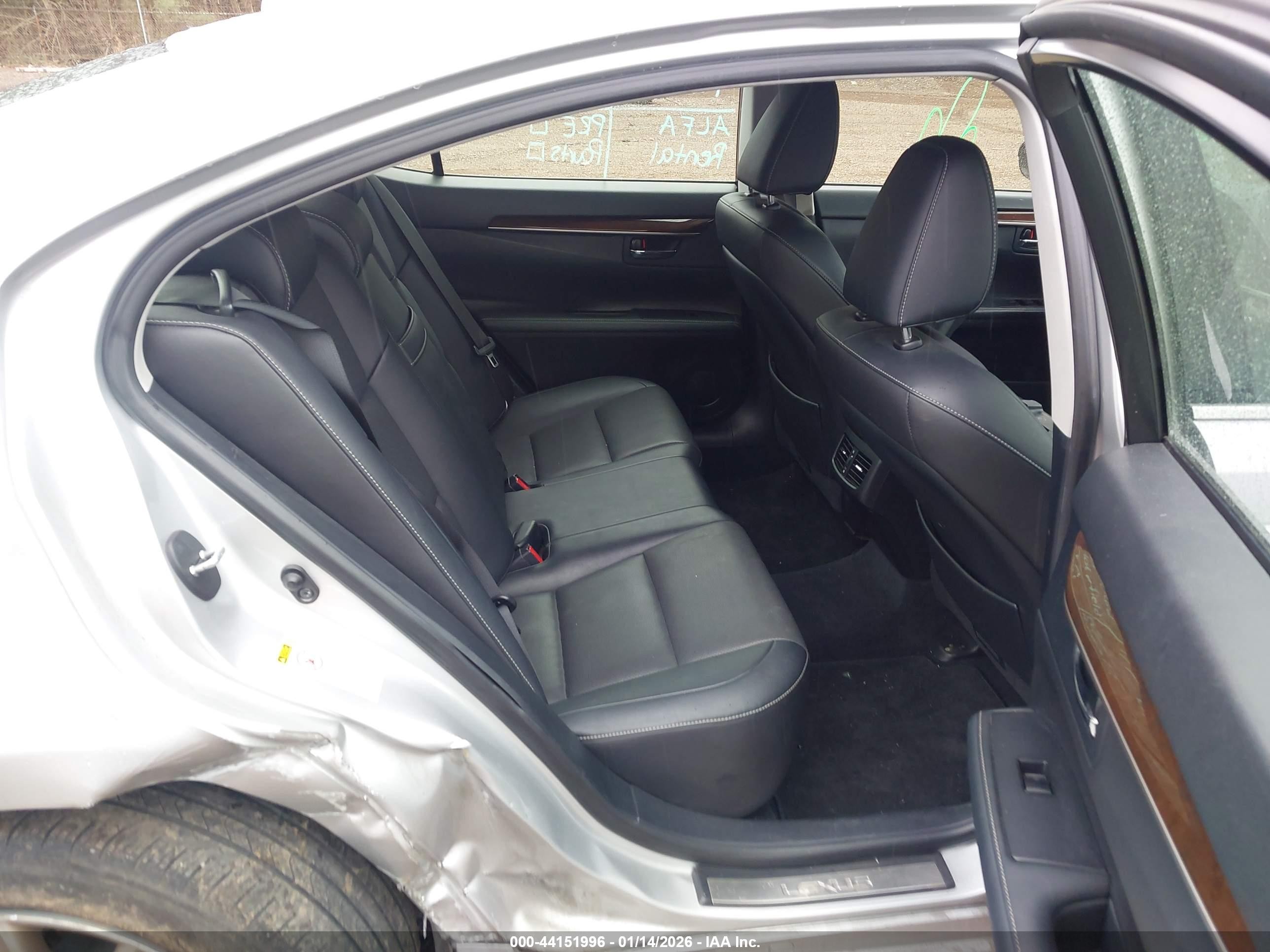 2014 Lexus Es 350   Silver vin: JTHBK1GG6E2139779