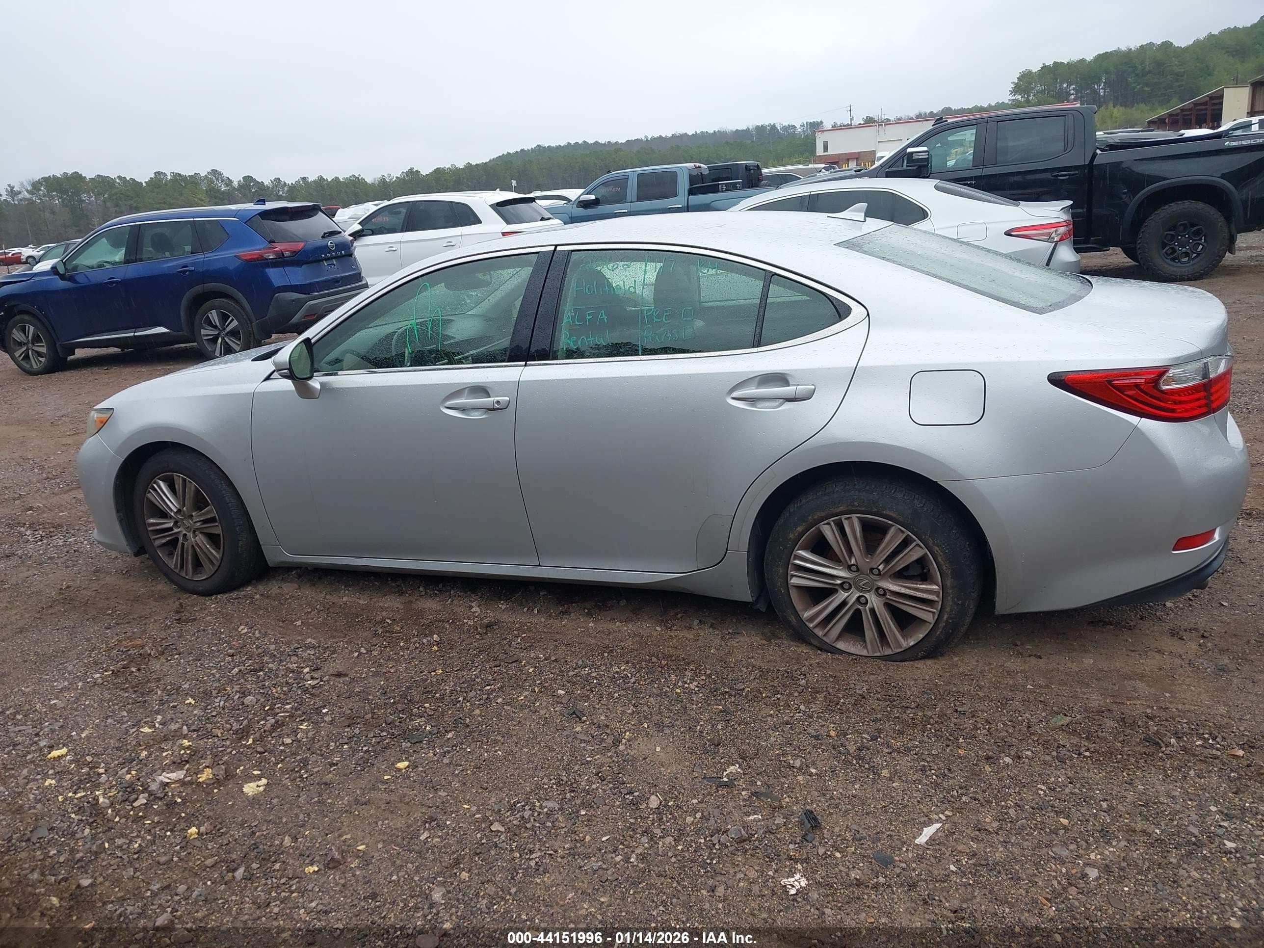 2014 Lexus Es 350   Silver vin: JTHBK1GG6E2139779