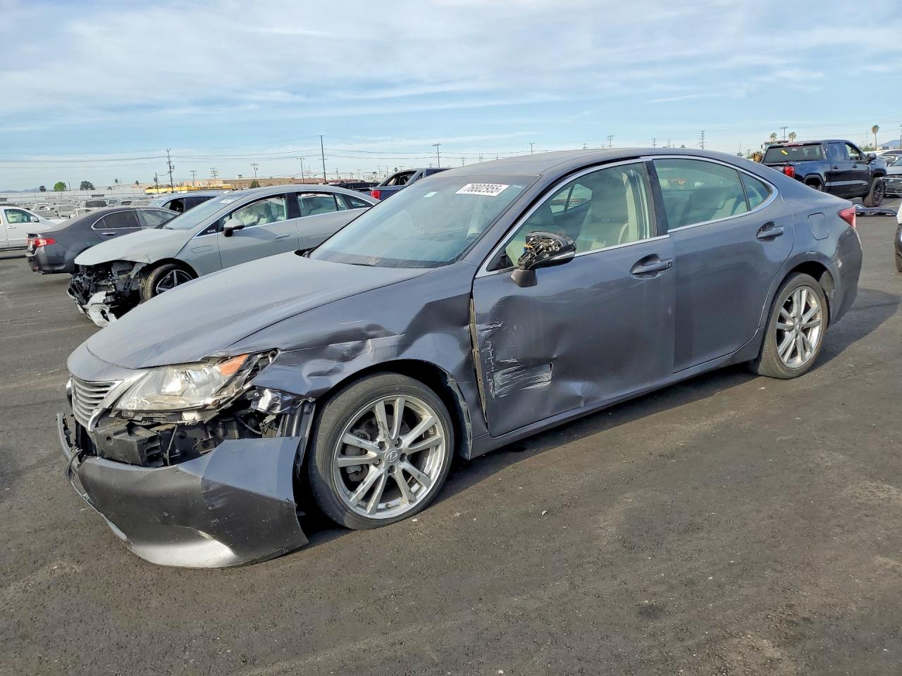 2014 Lexus Es Gray vin: JTHBK1GG6E2141595