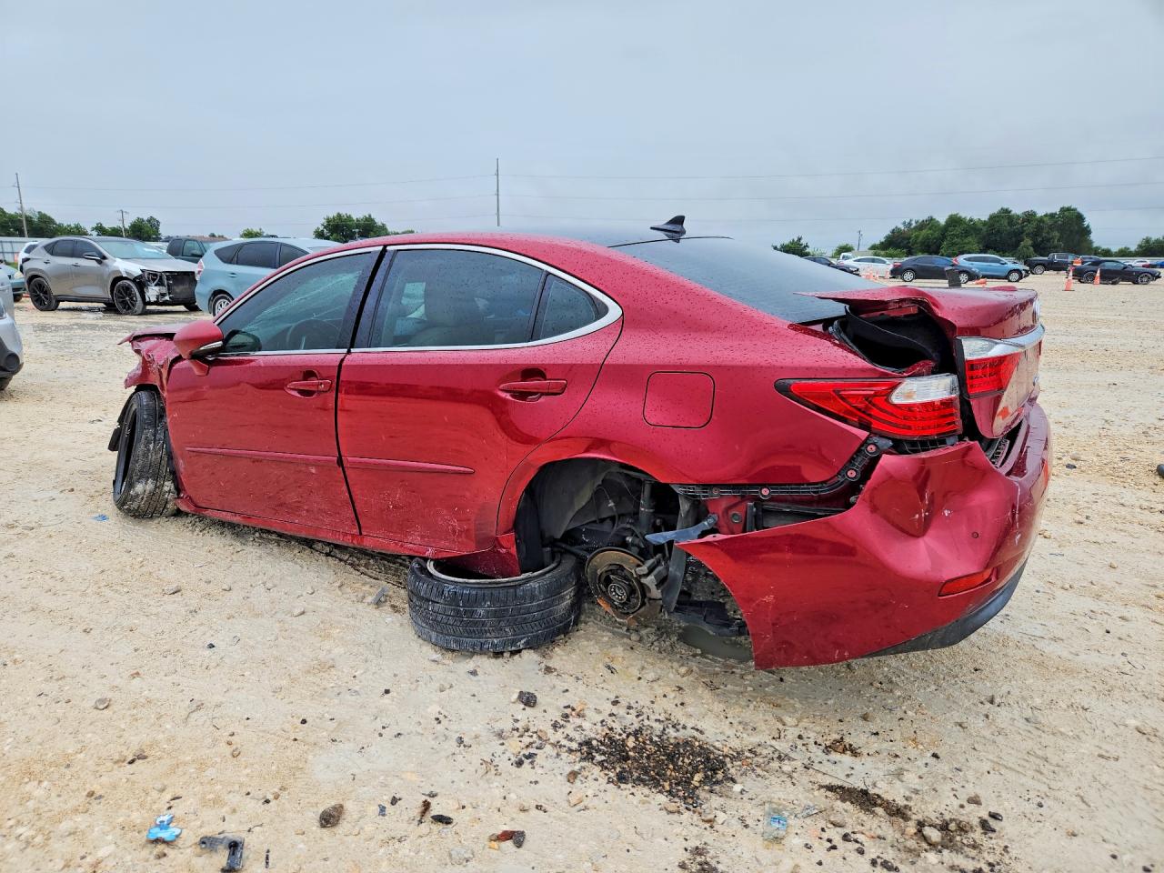 2014 Lexus Es 350 Red vin: JTHBK1GG6E2143184