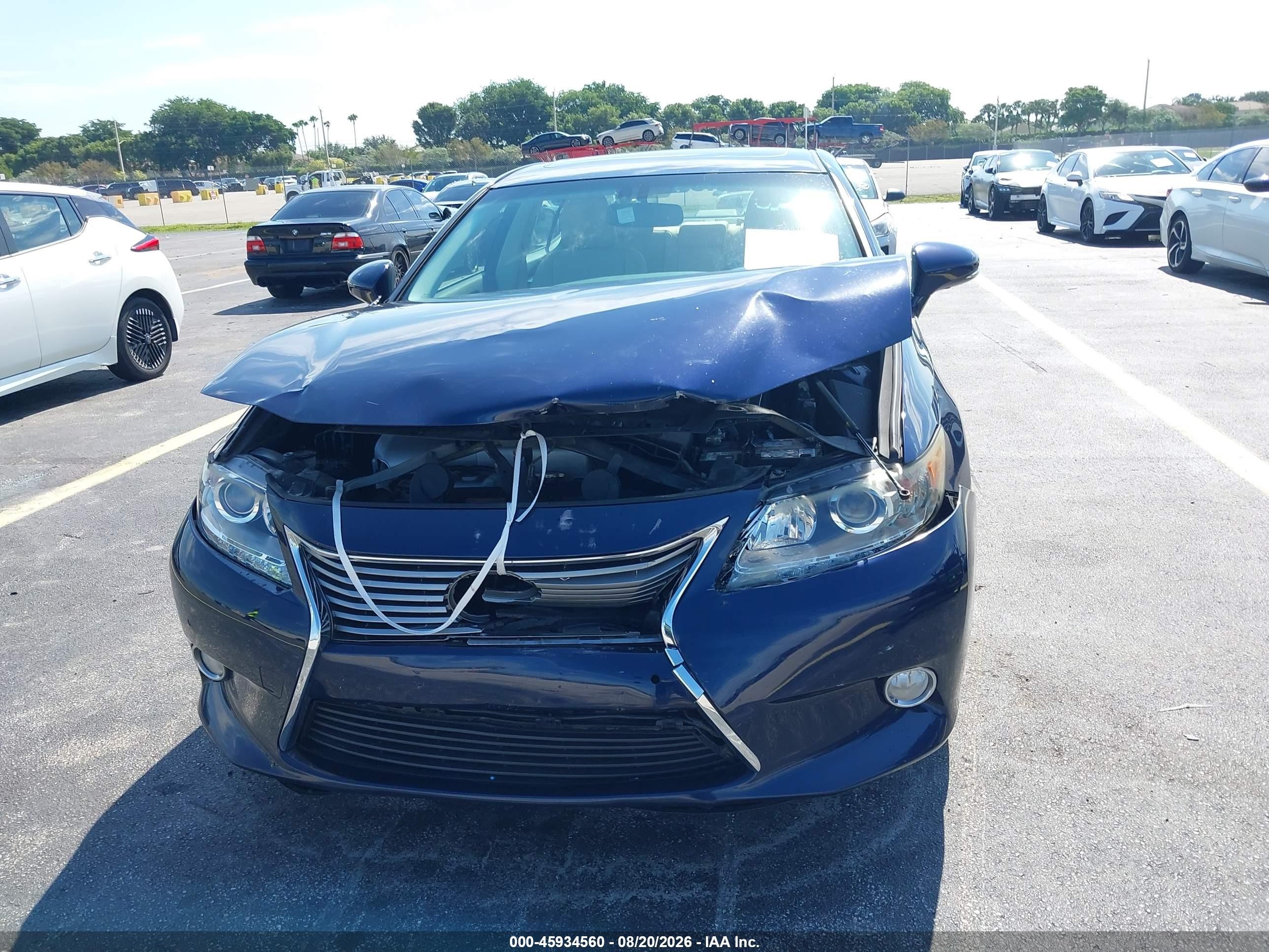 2015 Lexus Es 350   Blue vin: JTHBK1GG6F2167499