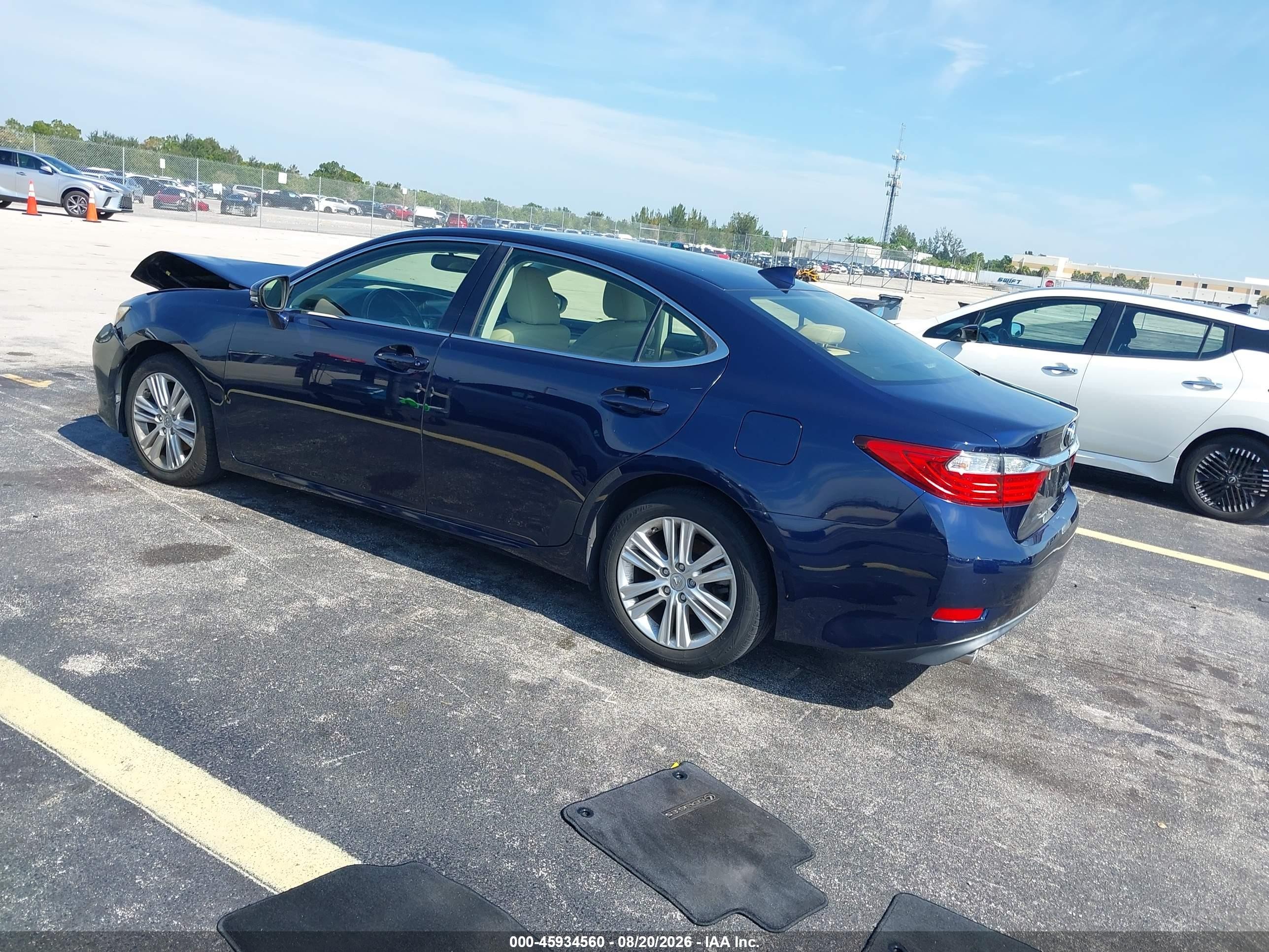 2015 Lexus Es 350   Blue vin: JTHBK1GG6F2167499