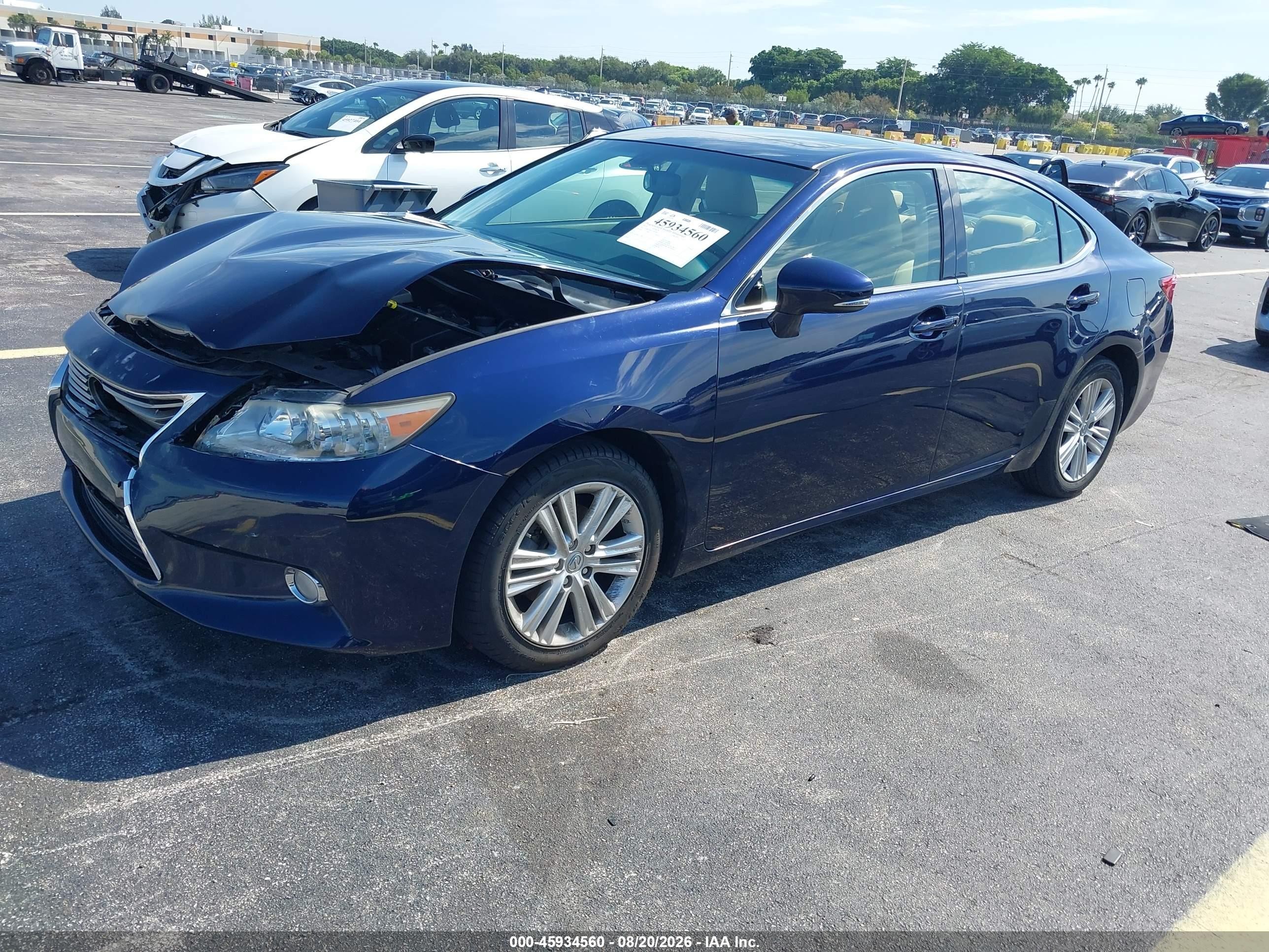 2015 Lexus Es 350   Blue vin: JTHBK1GG6F2167499