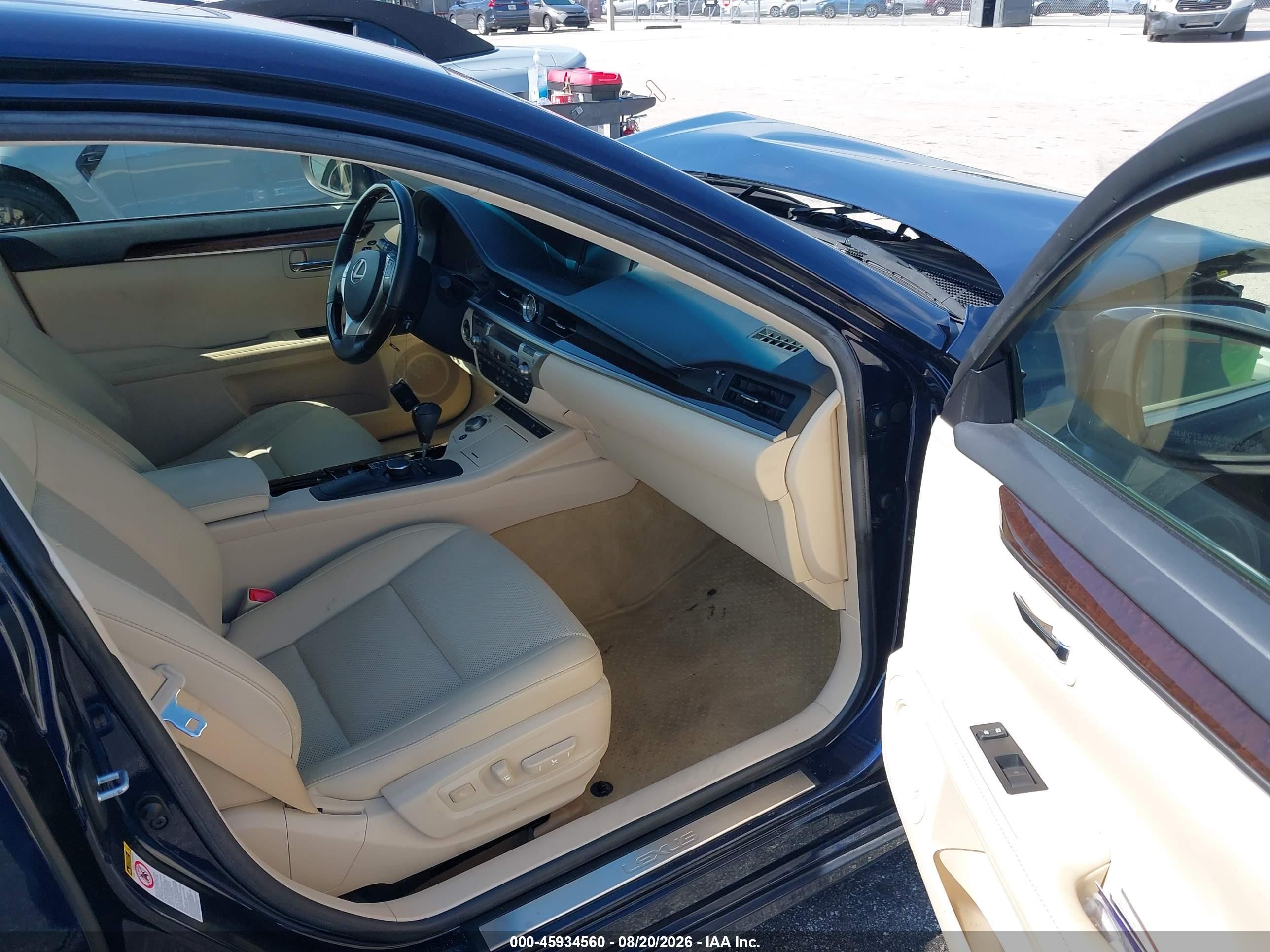 2015 Lexus Es 350   Blue vin: JTHBK1GG6F2167499