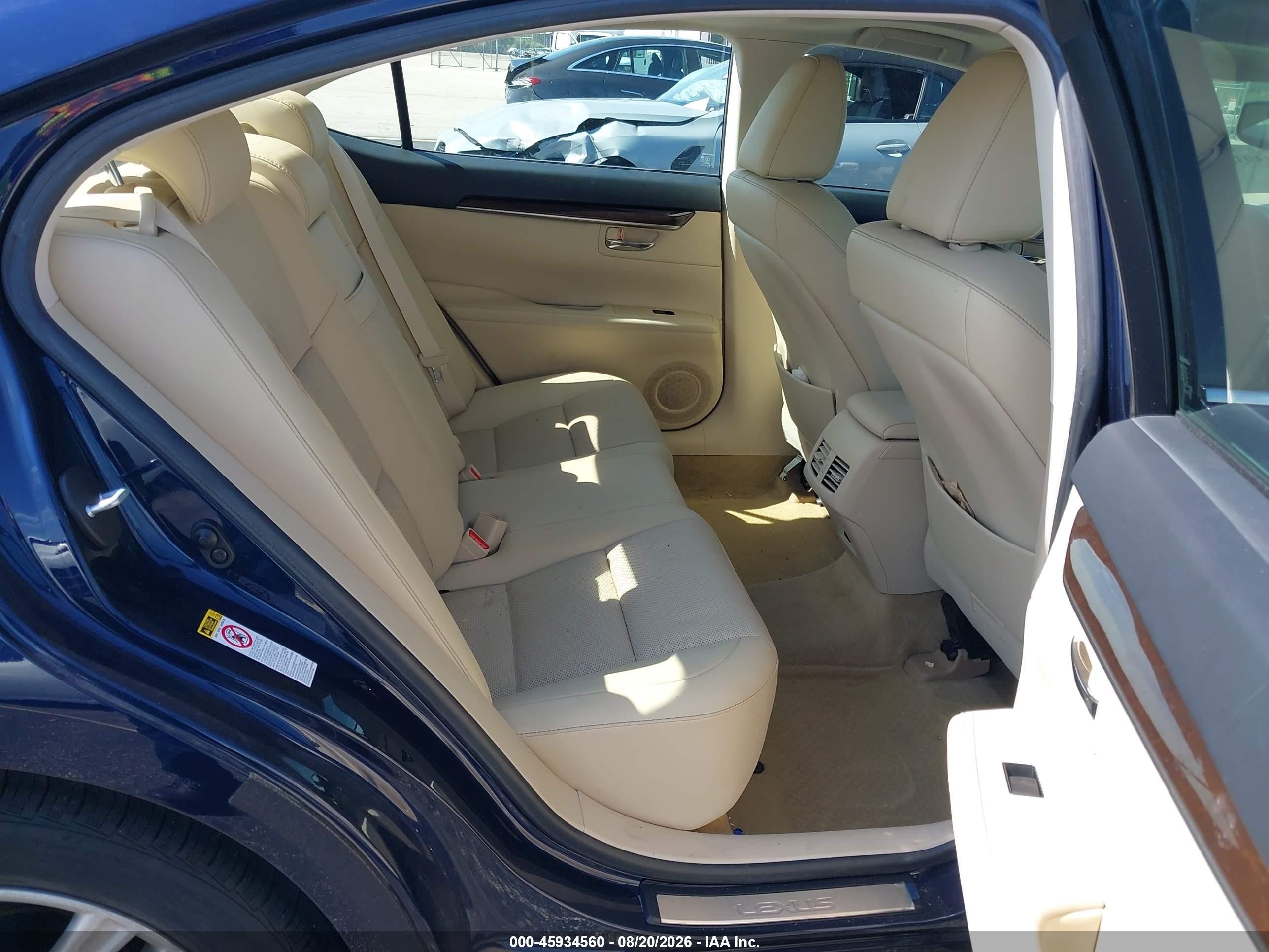 2015 Lexus Es 350   Blue vin: JTHBK1GG6F2167499