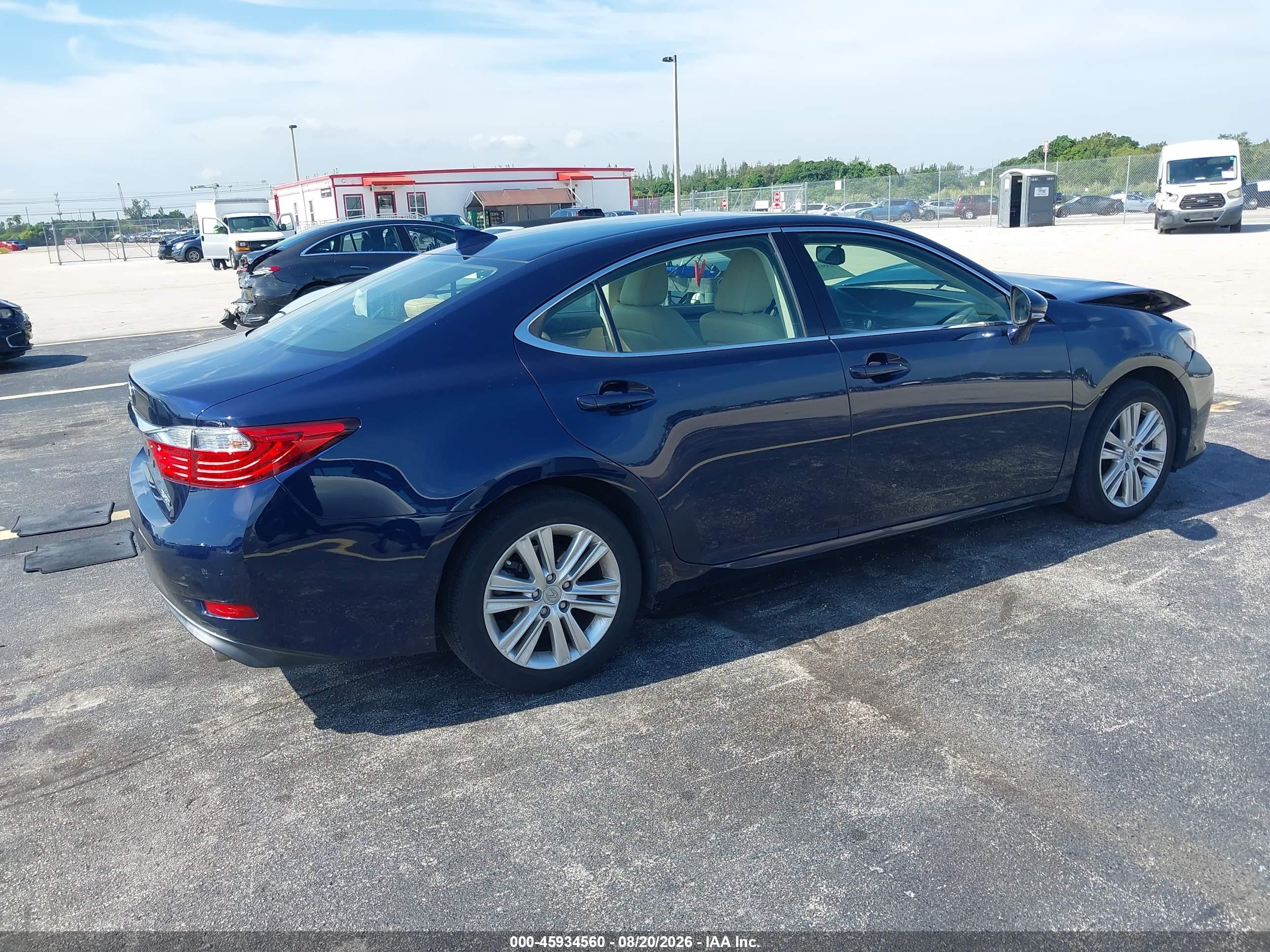 2015 Lexus Es 350   Blue vin: JTHBK1GG6F2167499