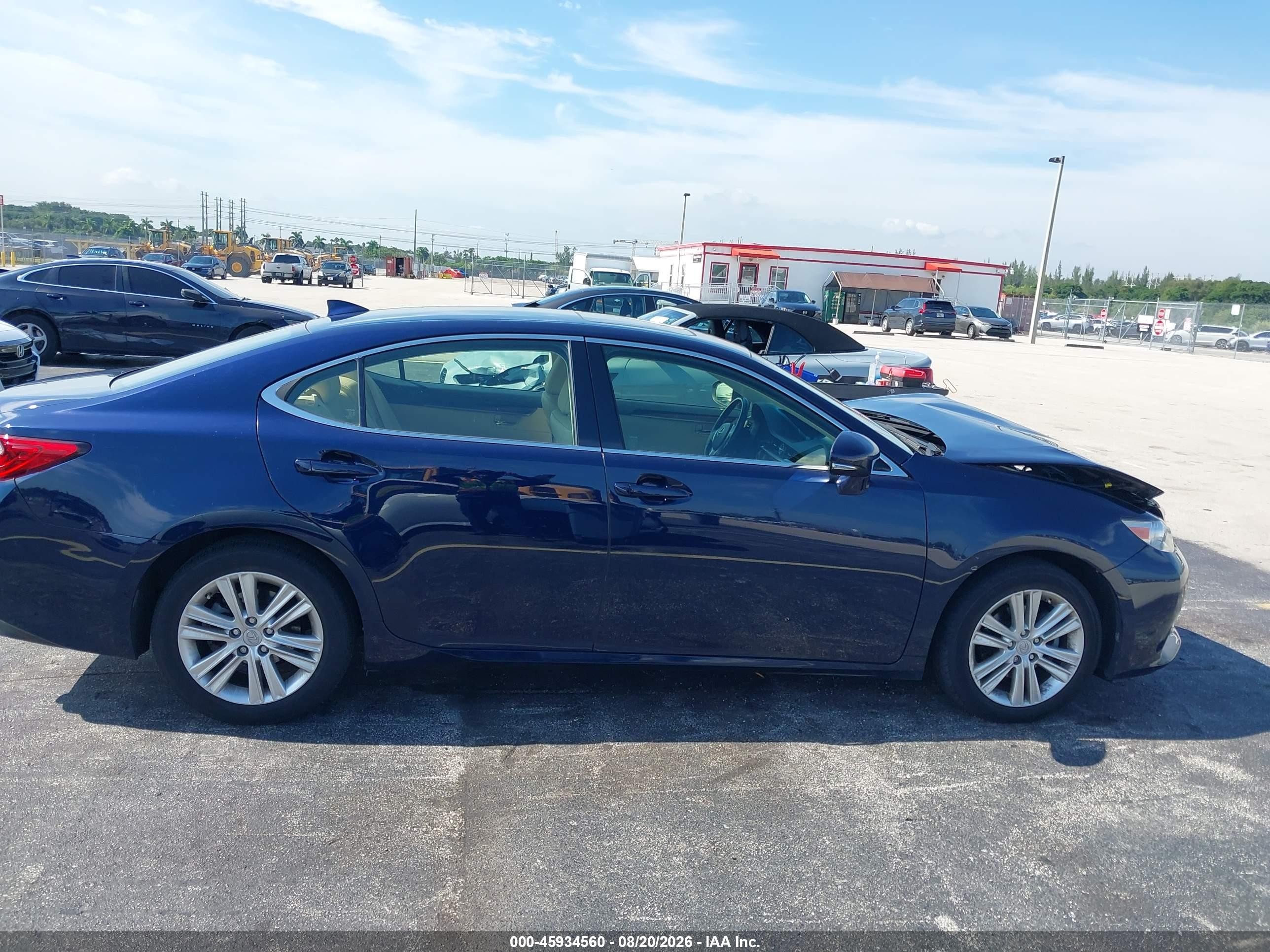2015 Lexus Es 350   Blue vin: JTHBK1GG6F2167499
