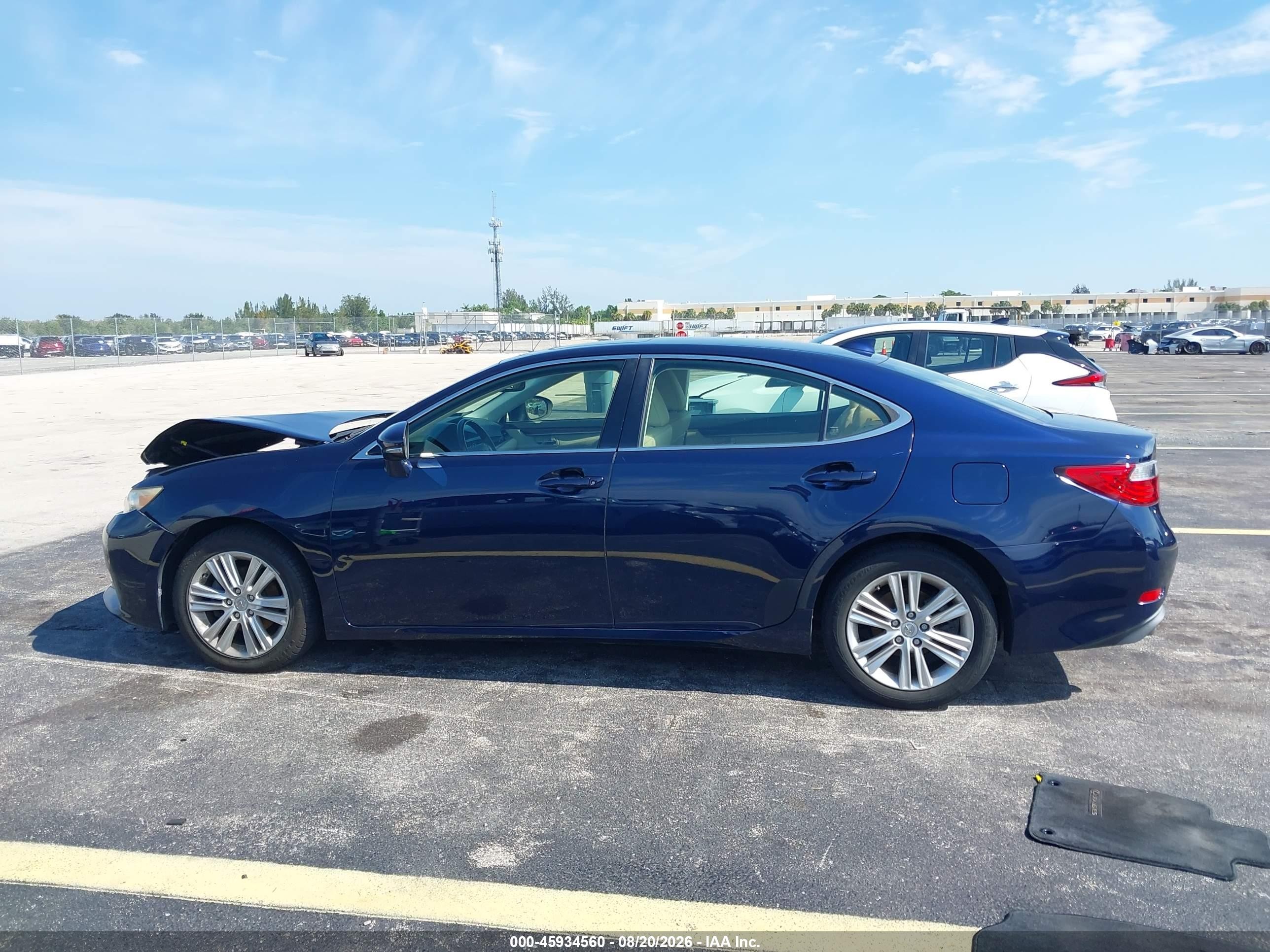 2015 Lexus Es 350   Blue vin: JTHBK1GG6F2167499