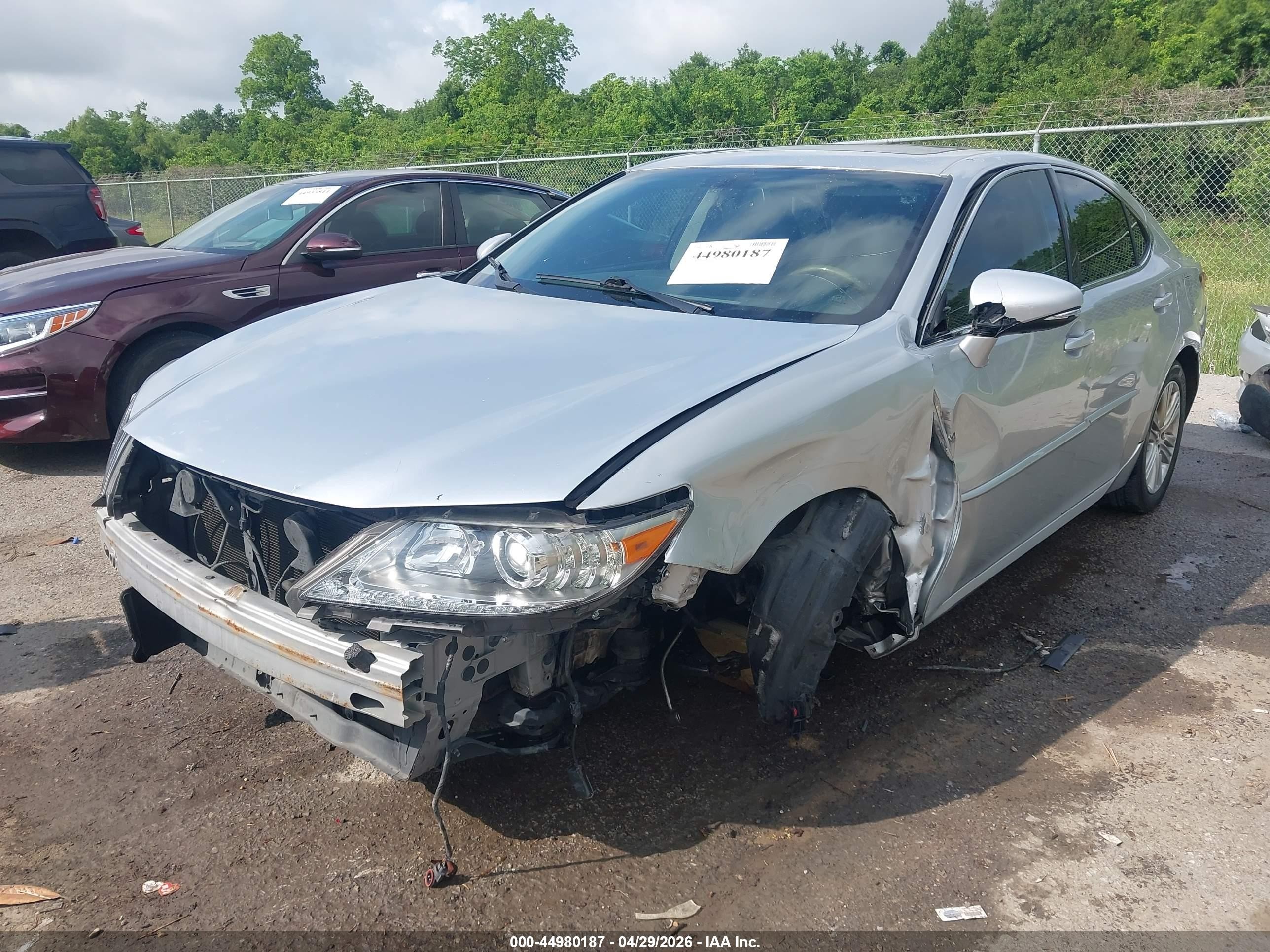 2015 Lexus Es 350   Silver vin: JTHBK1GG6F2173349
