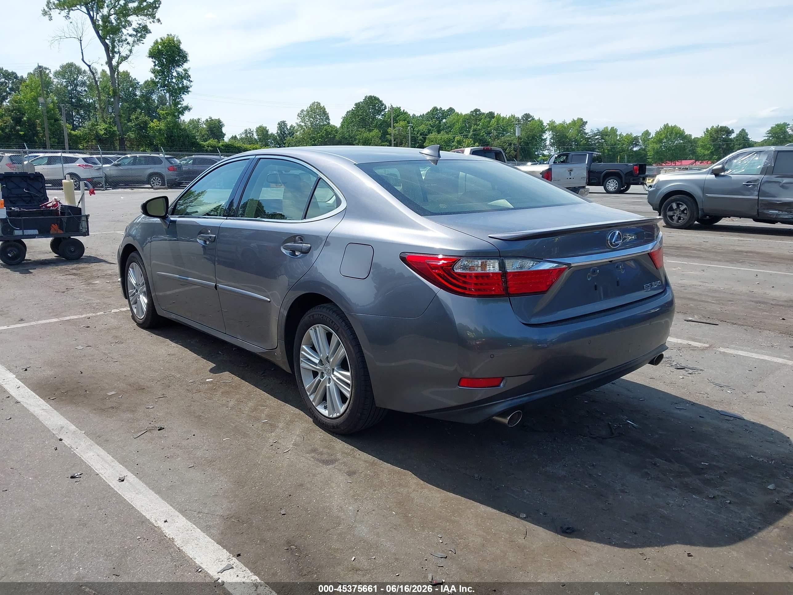 2015 Lexus Es 350   Gray vin: JTHBK1GG6F2176560
