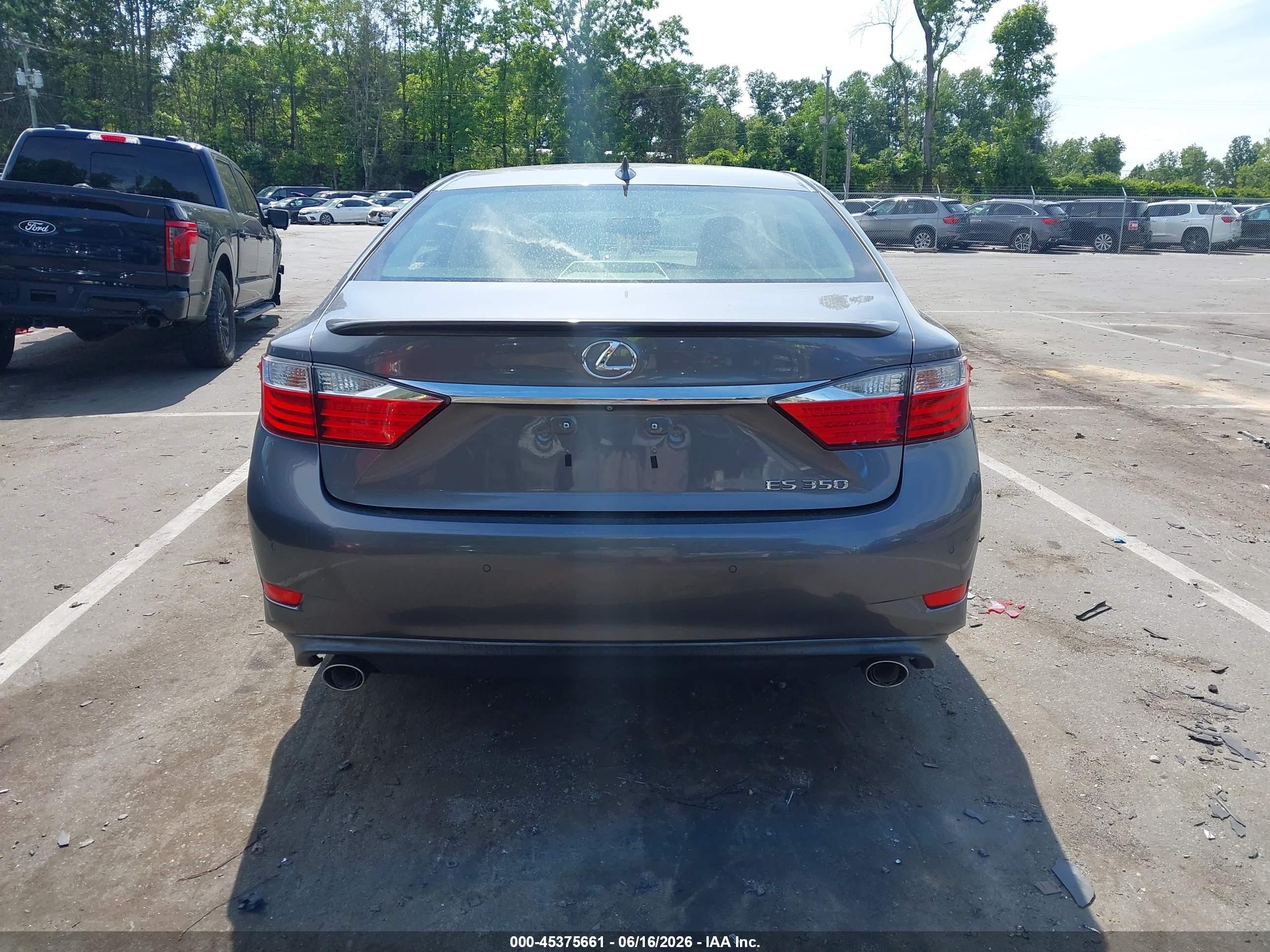 2015 Lexus Es 350   Gray vin: JTHBK1GG6F2176560