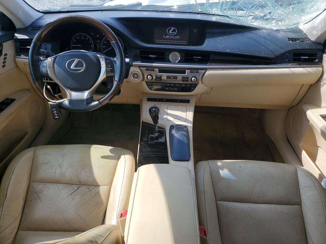 2015 Lexus Es 350 Base White vin: JTHBK1GG6F2179555